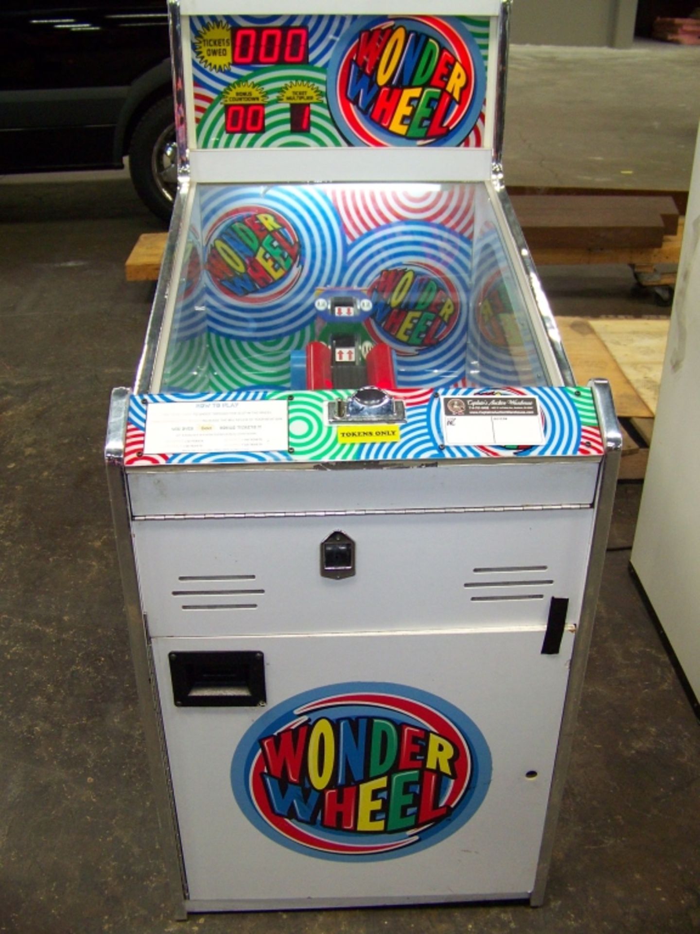 WONDER WHEEL TICKET REDEMPTION GAME BAYTEK - Image 3 of 4