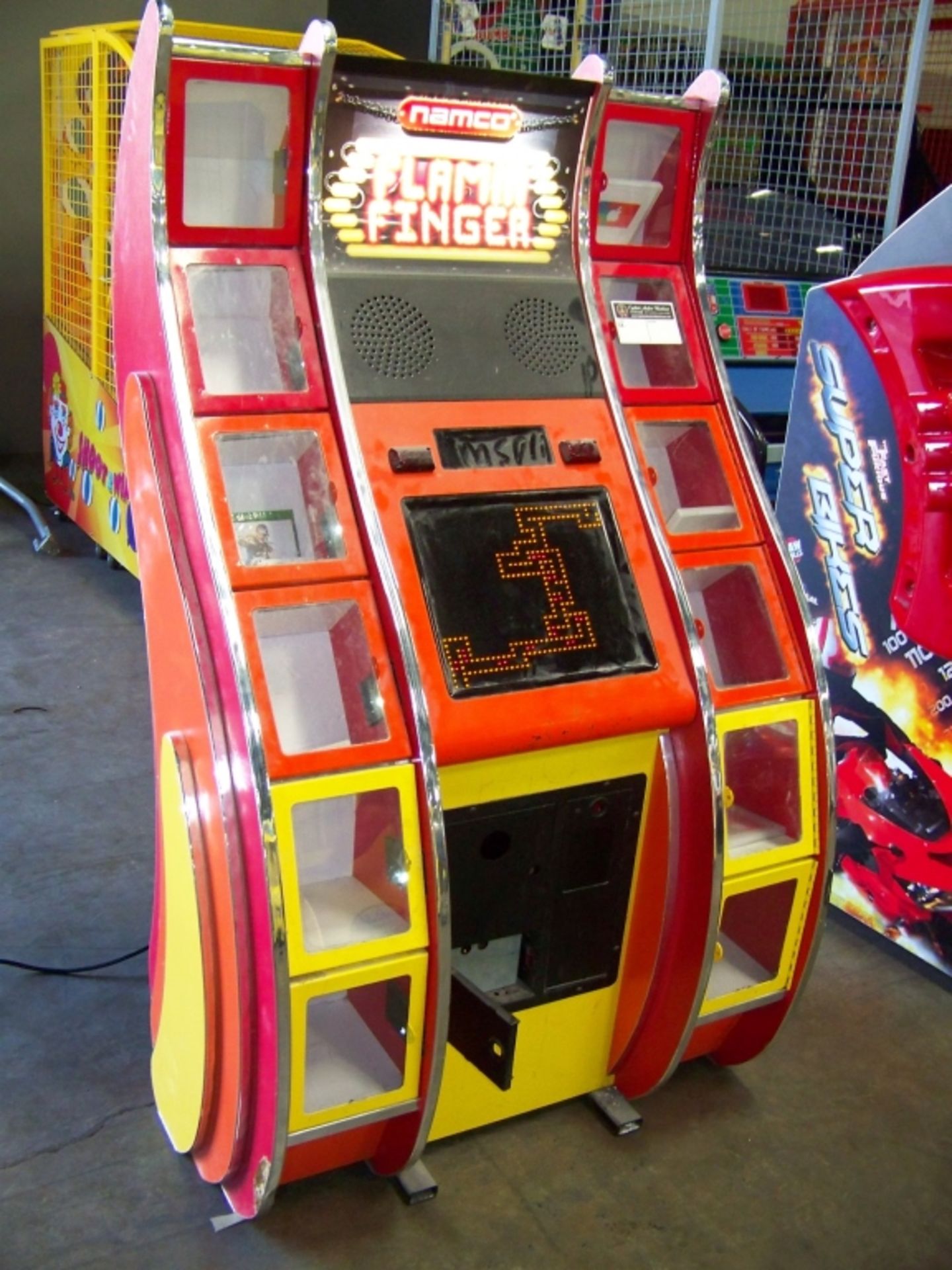 FLAMIN FINGER PRIZE REDEMPTION GAME NAMCO