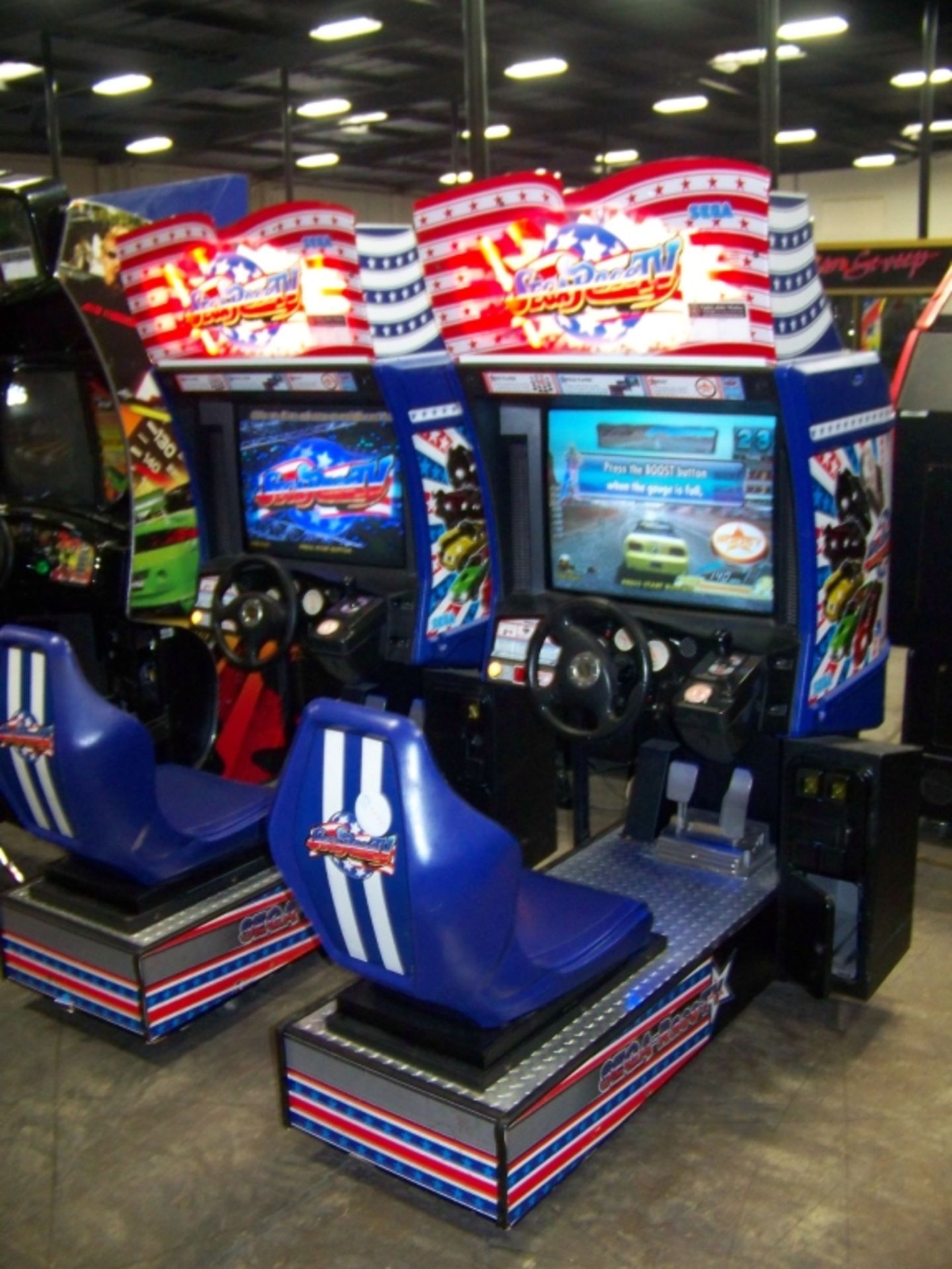 RACE TV SEGA SITDOWN RACING ARCADE GAME - Image 3 of 5