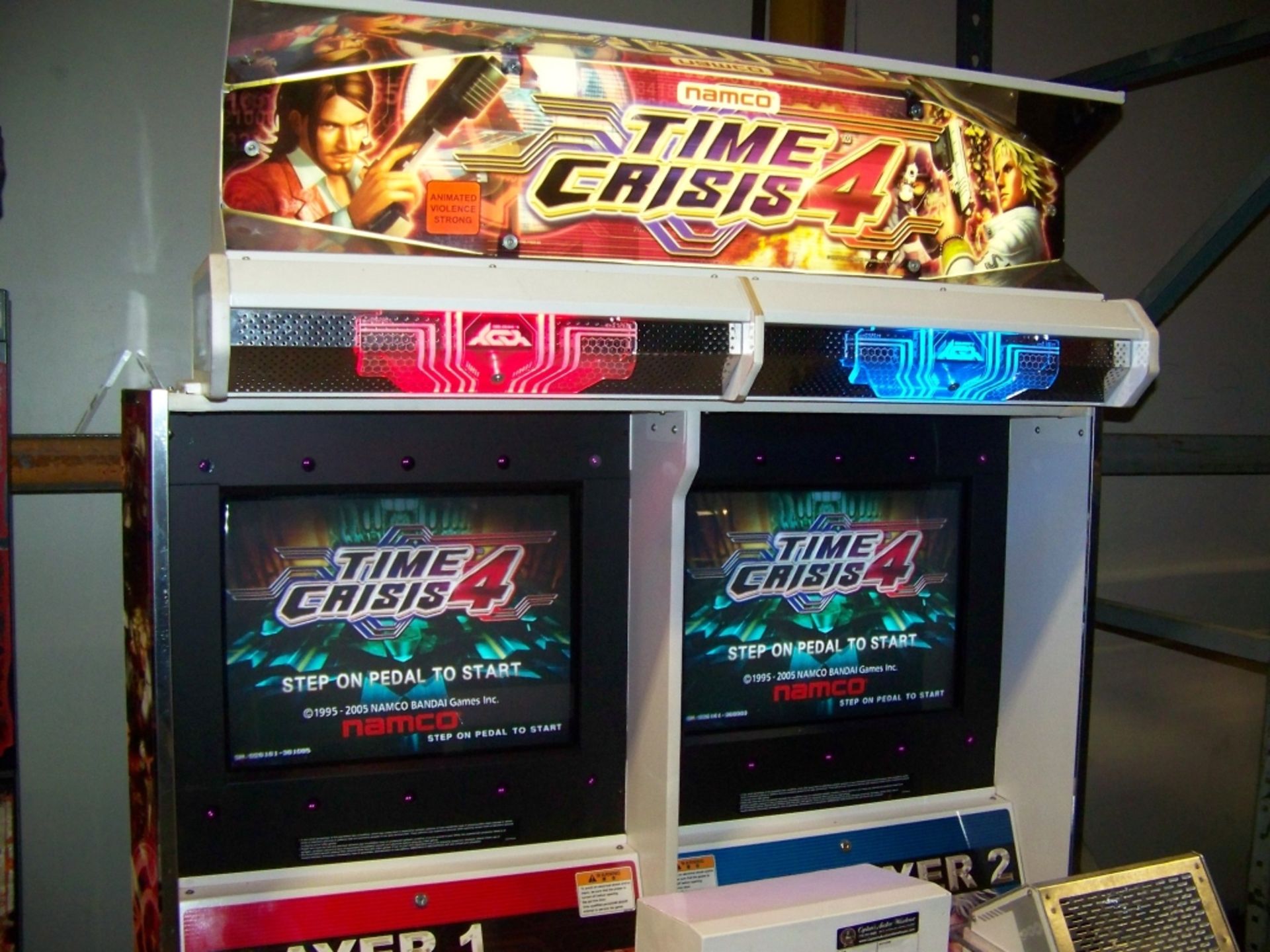 TIME CRISIS 4 TWIN SHOOTER ARCADE GAME NAMCO - Image 9 of 12