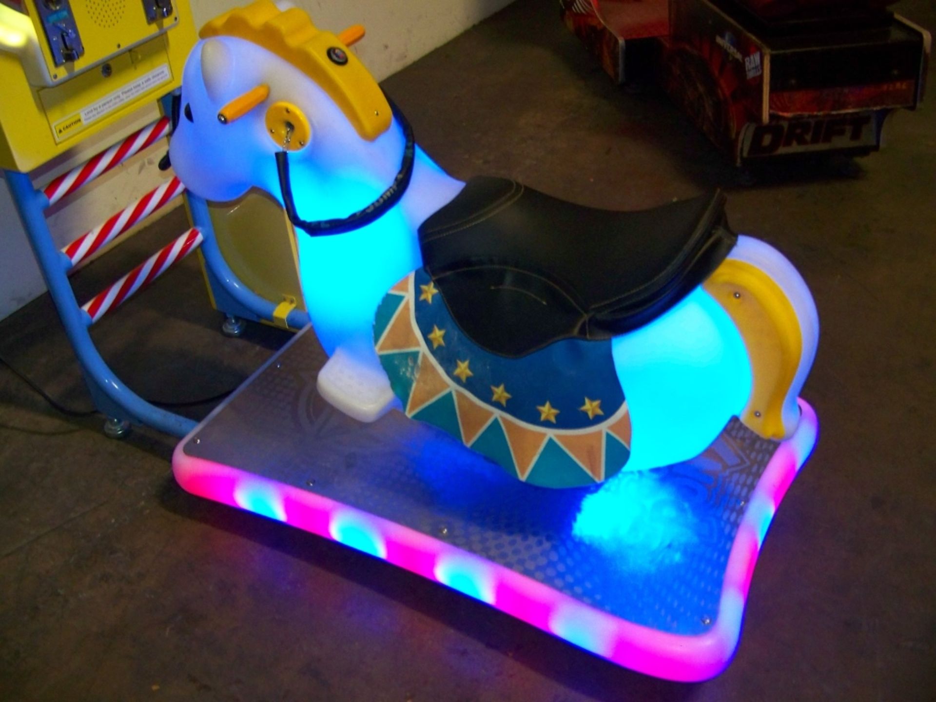 GO GO PONY LED LIGHTED GLOW PONY KIDDIE RIDE - Image 10 of 10