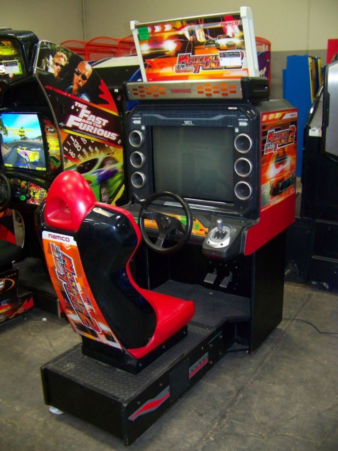 MAXIMUM TUNE 2 MIDNIGHT RACING ARCADE GAME NAMCO