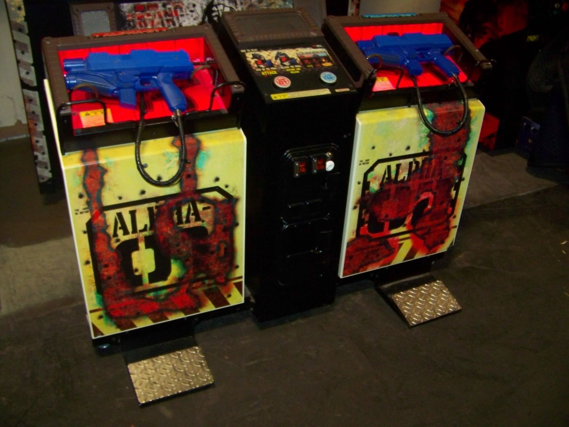 RAZING STORM DX 55" SHOOTER ARCADE GAME NAMCO - Image 5 of 10