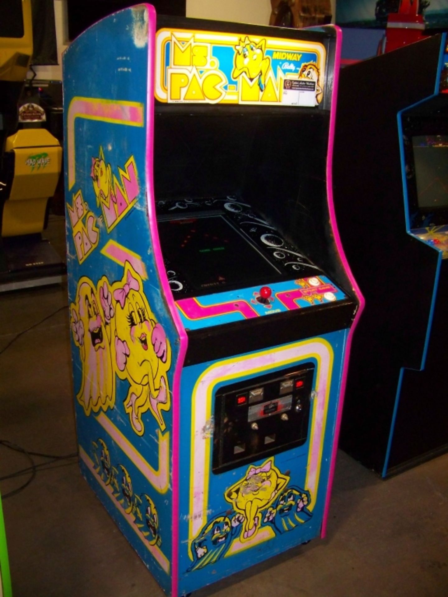 MULTICADE MS PACMAN 60 IN 1 UPRIGHT ARCADE GAME