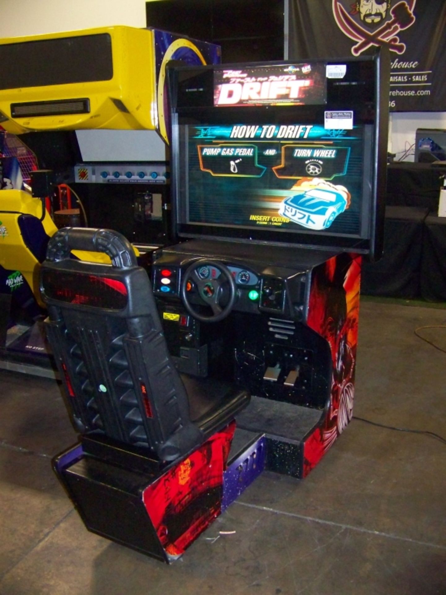DRIFT FAST & FURIOUS DX 42" LCD RACING ARCADE GAME