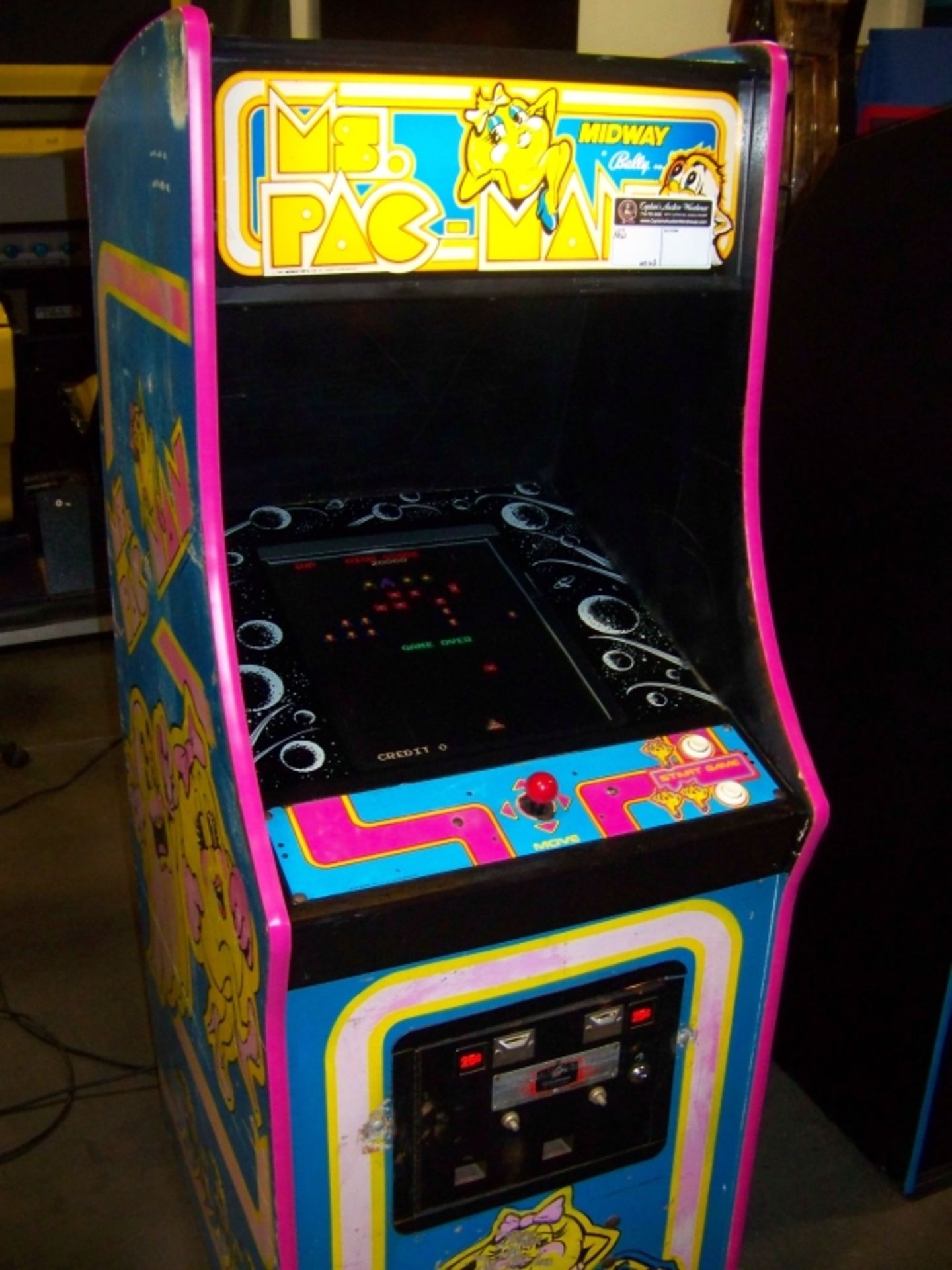 MULTICADE MS PACMAN 60 IN 1 UPRIGHT ARCADE GAME - Image 4 of 7