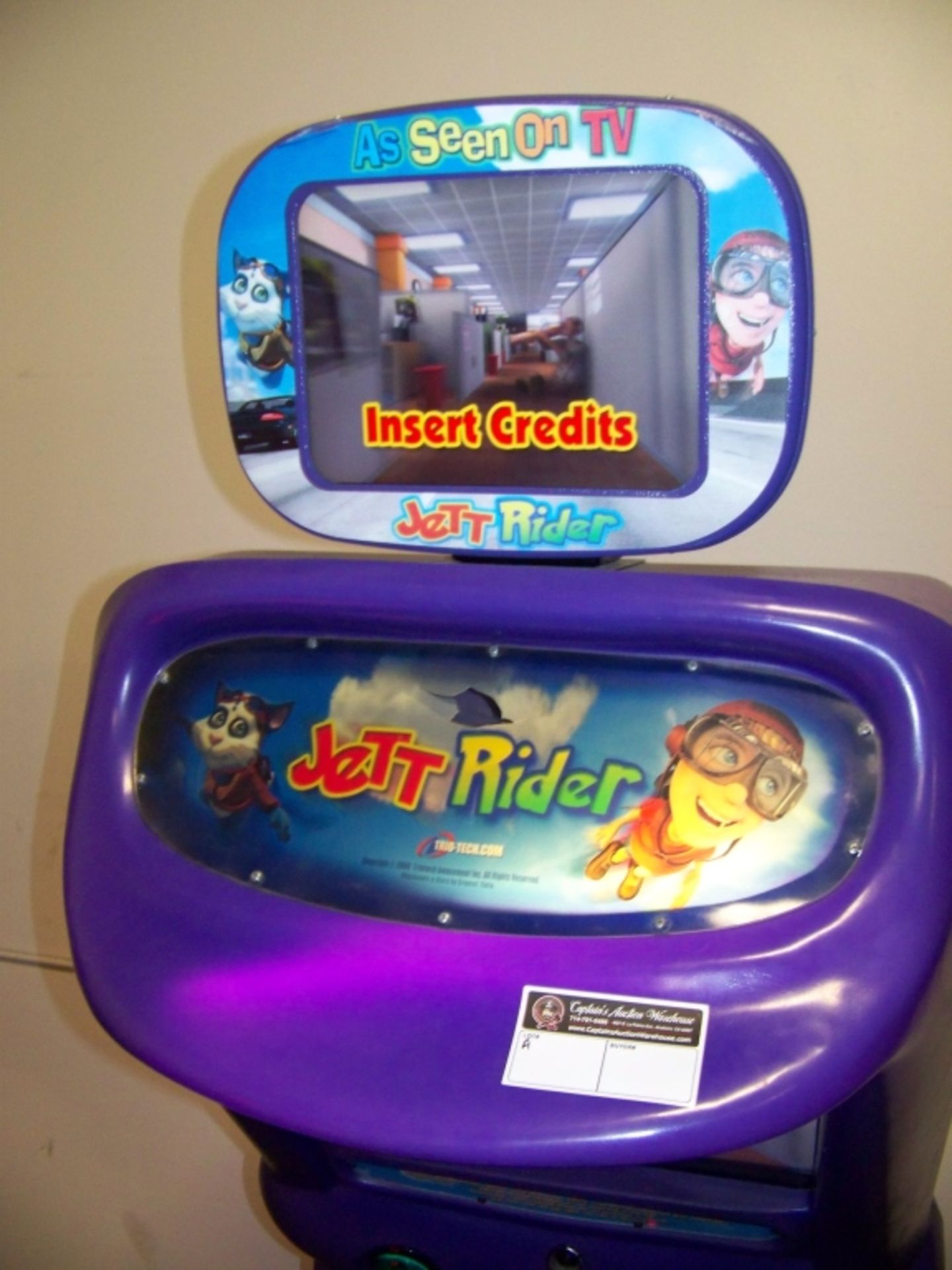 JETT RIDER ARCADE THRILL RIDE ATTRACTION TRIOTECH - Image 6 of 13