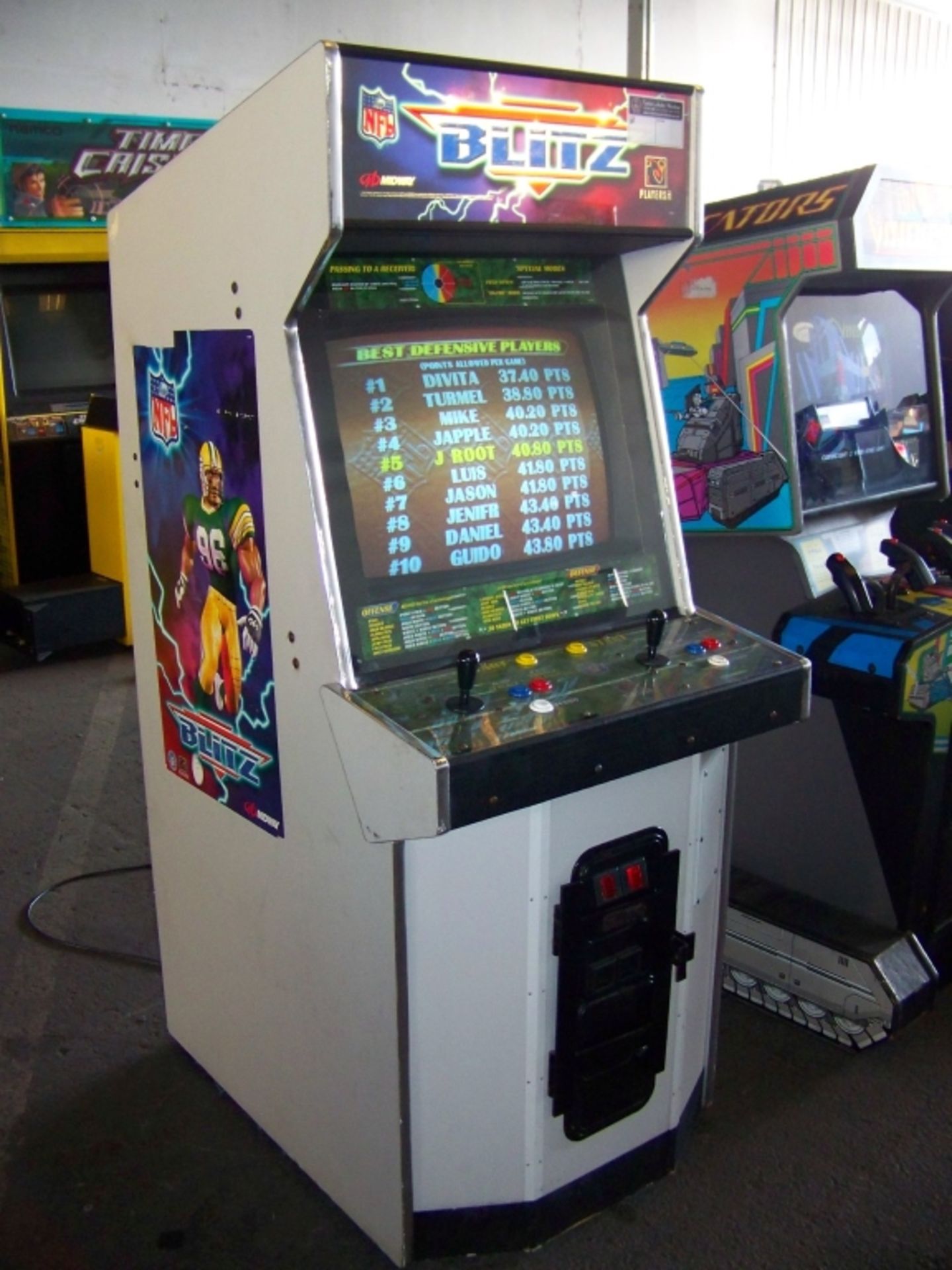 BLITZ FOOTBALL 2 PLAYER MIDWAY ARCADE GAME