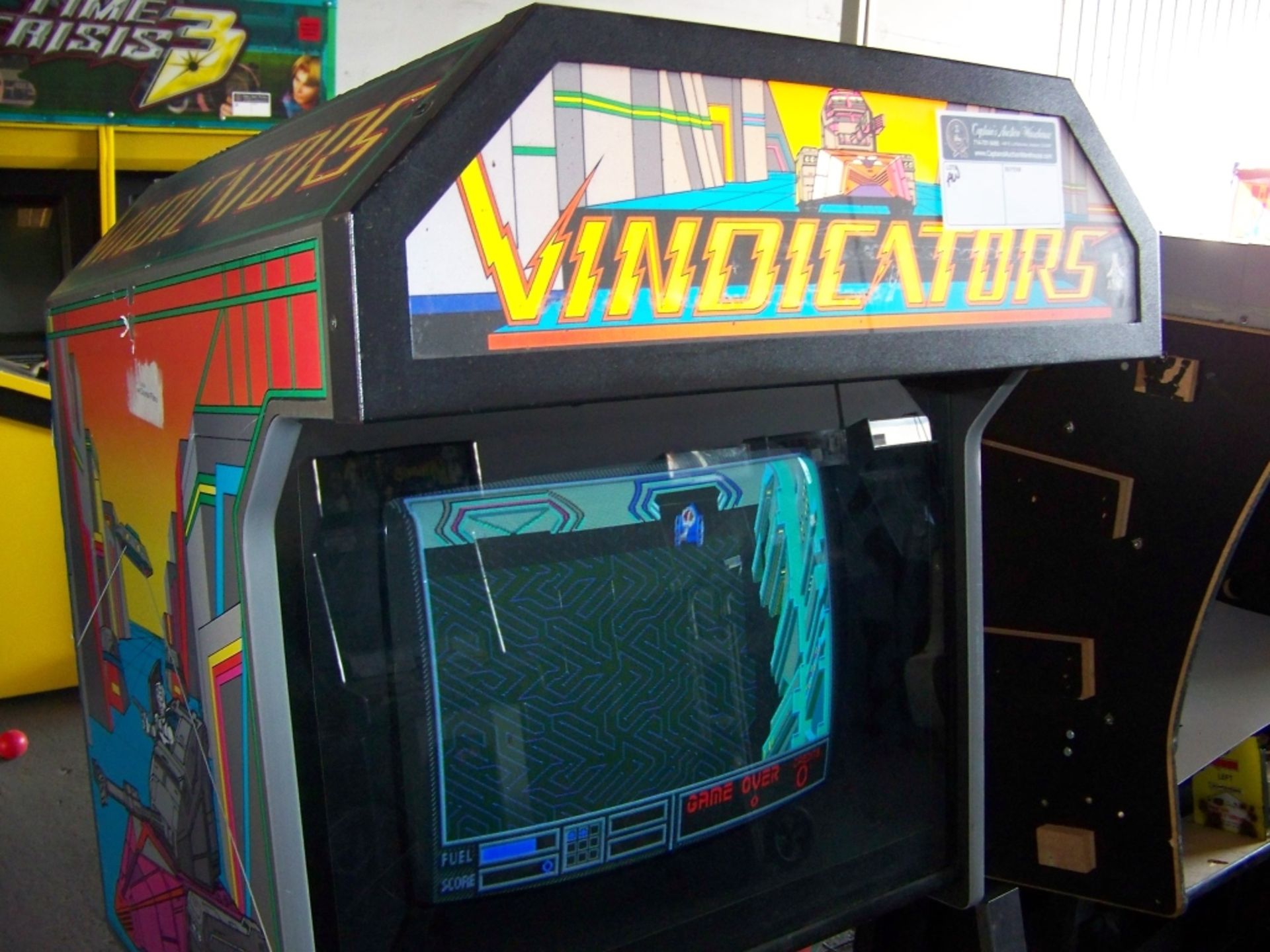 VINDICATORS CLASSIC ARCADE GAME ATARI - Image 3 of 6