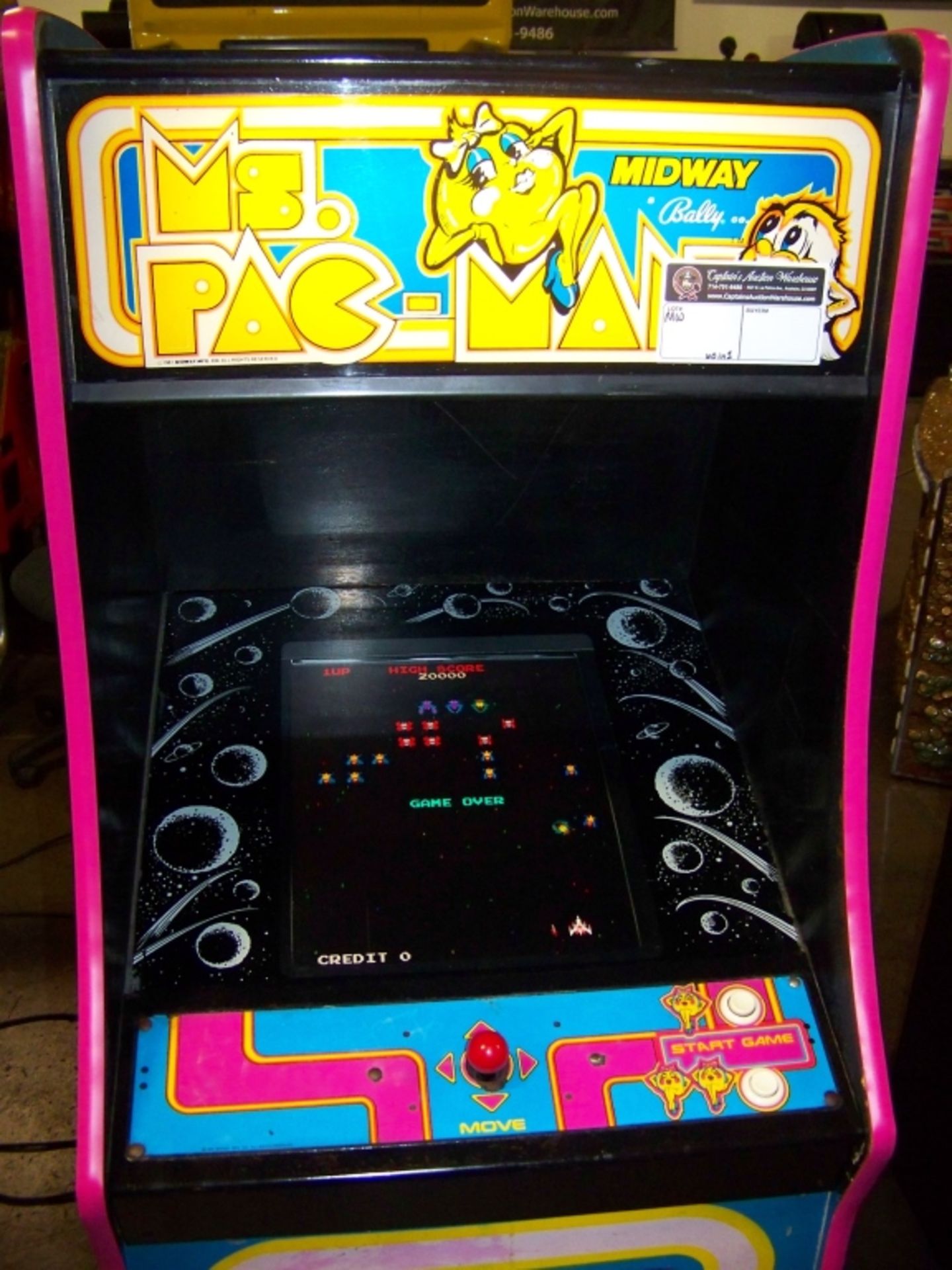 MULTICADE MS PACMAN 60 IN 1 UPRIGHT ARCADE GAME - Image 5 of 7