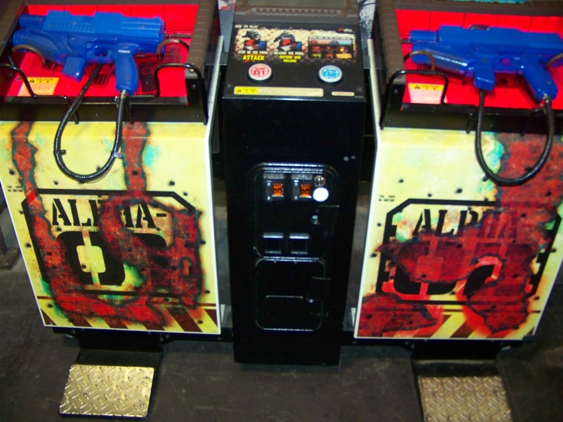 RAZING STORM DX 55" SHOOTER ARCADE GAME NAMCO - Image 10 of 10