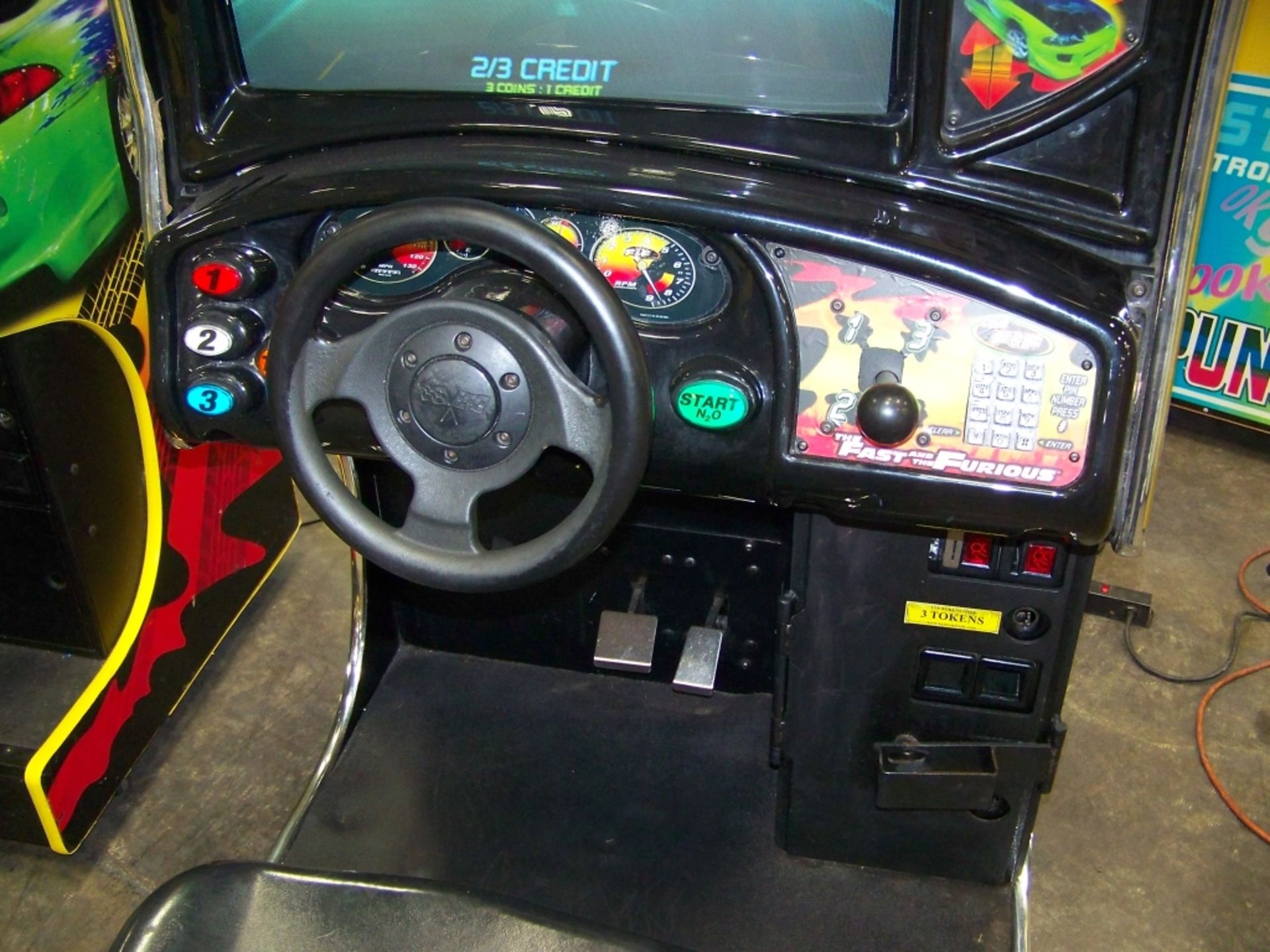 FAST AND FURIOUS DEDICATED RACING ARCADE GAME - Image 5 of 7