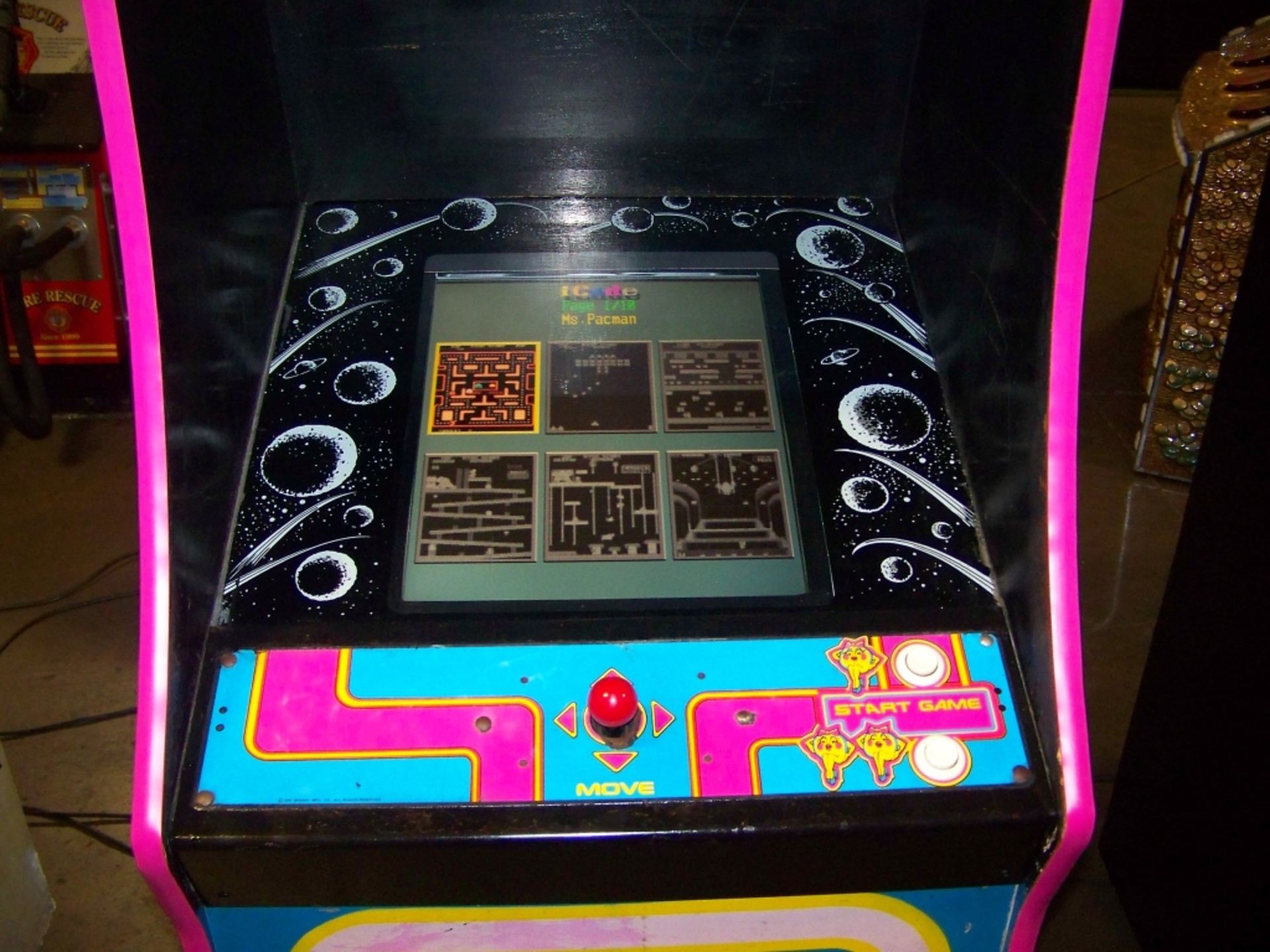 MULTICADE MS PACMAN 60 IN 1 UPRIGHT ARCADE GAME - Image 6 of 7