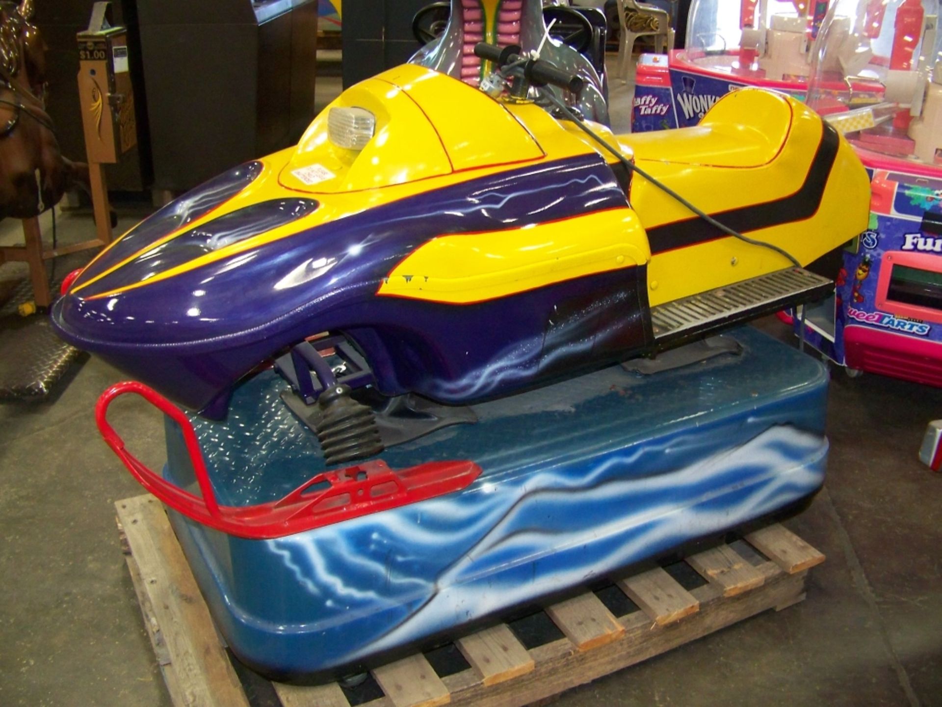 KIDDIE RIDE SNOWMOBILE COIN OP L@@K!!COOL!! - Image 3 of 3