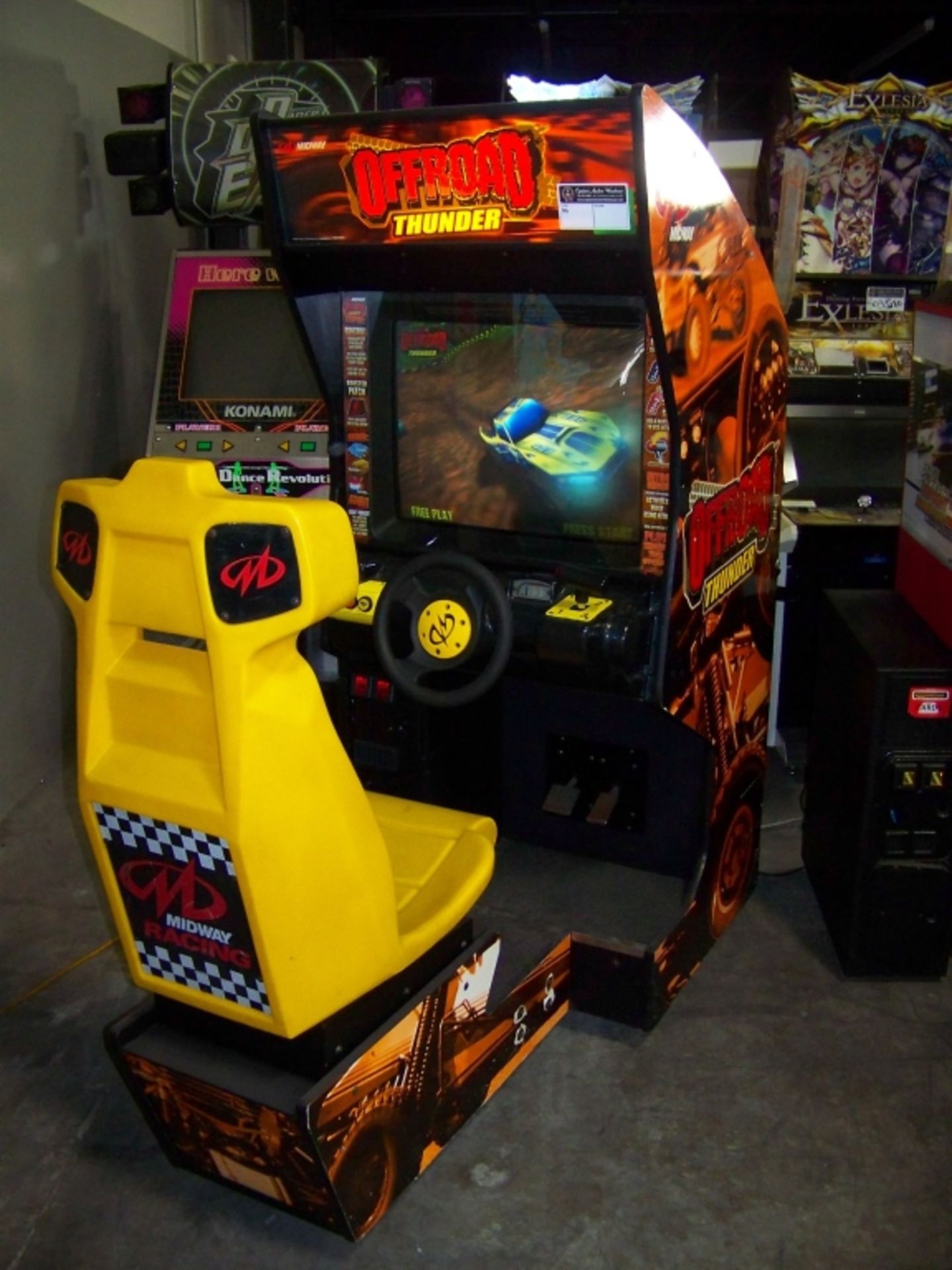 OFFROAD THUNDER MIDWAY RACING ARCADE GAME - Image 5 of 7