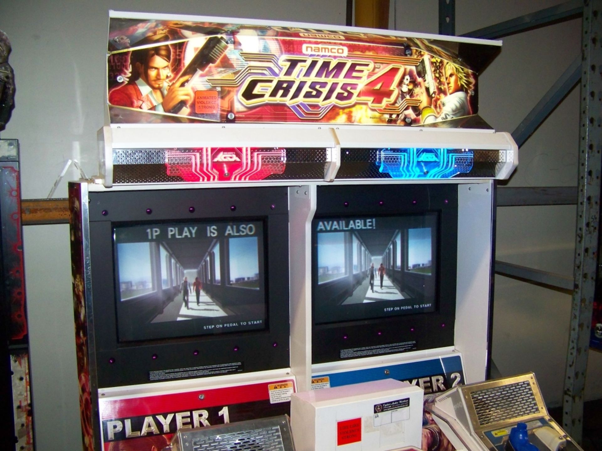 TIME CRISIS 4 TWIN SHOOTER ARCADE GAME NAMCO - Image 11 of 12