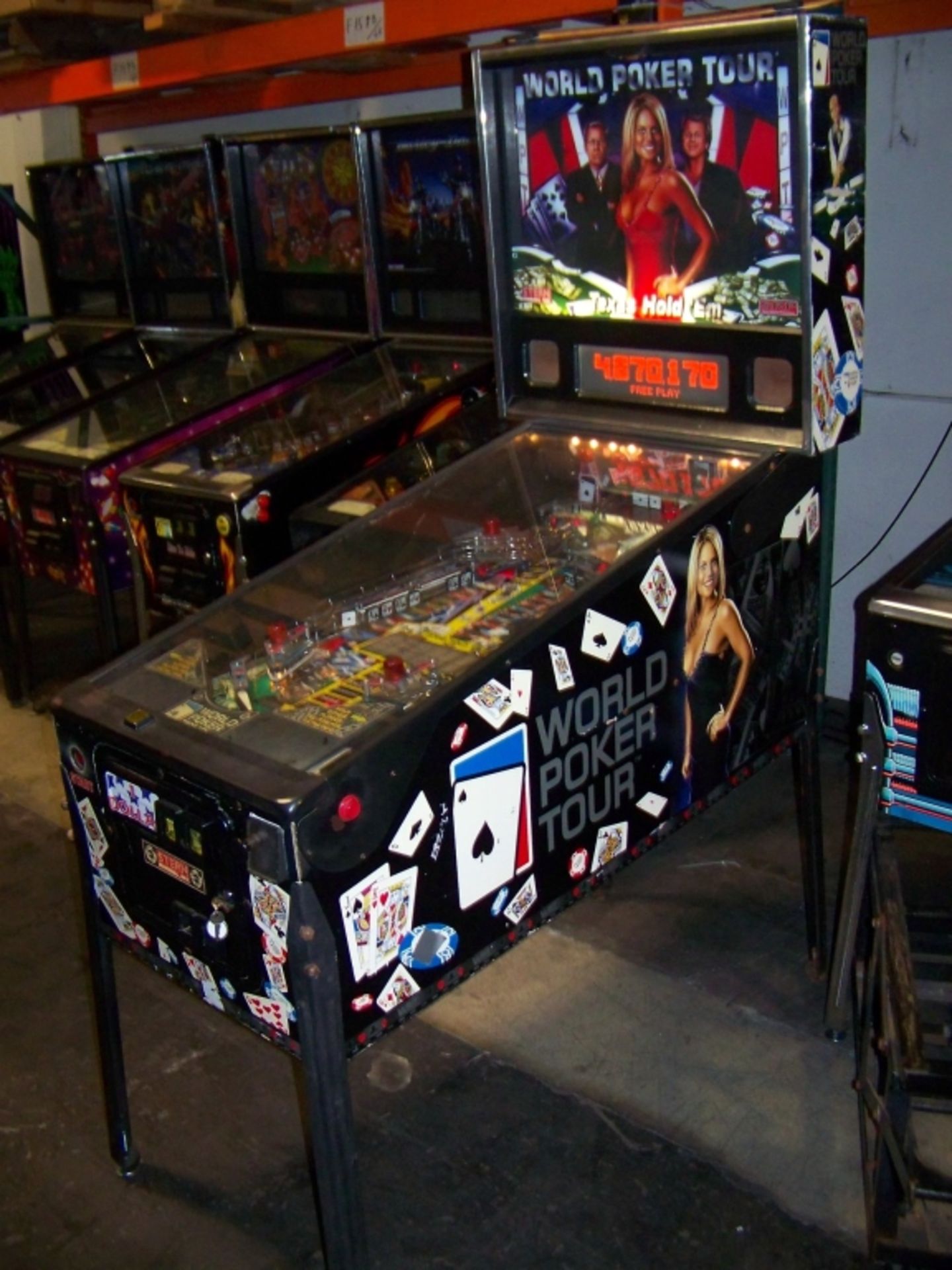 WORLD POKER TOUR PINBALL MACHINE STERN - Image 5 of 8