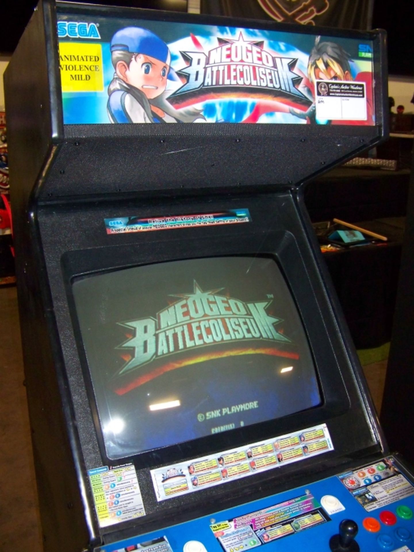 NEO GEO BATTLE COLISEUM SNK ARCADE GAME - Image 6 of 7