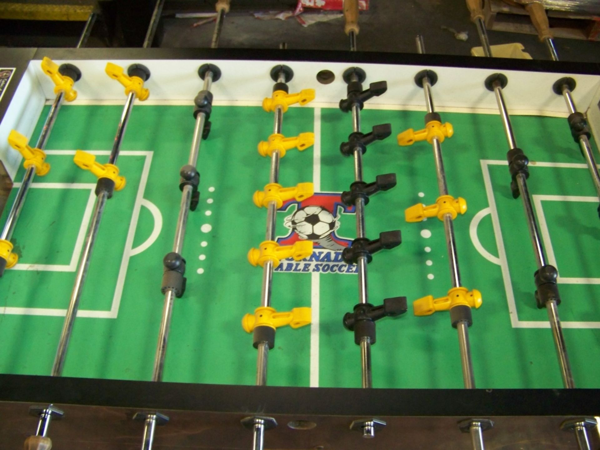FOOSBALL TABLE TORNADO TOURAMENT COIN OPERATED - Image 2 of 3