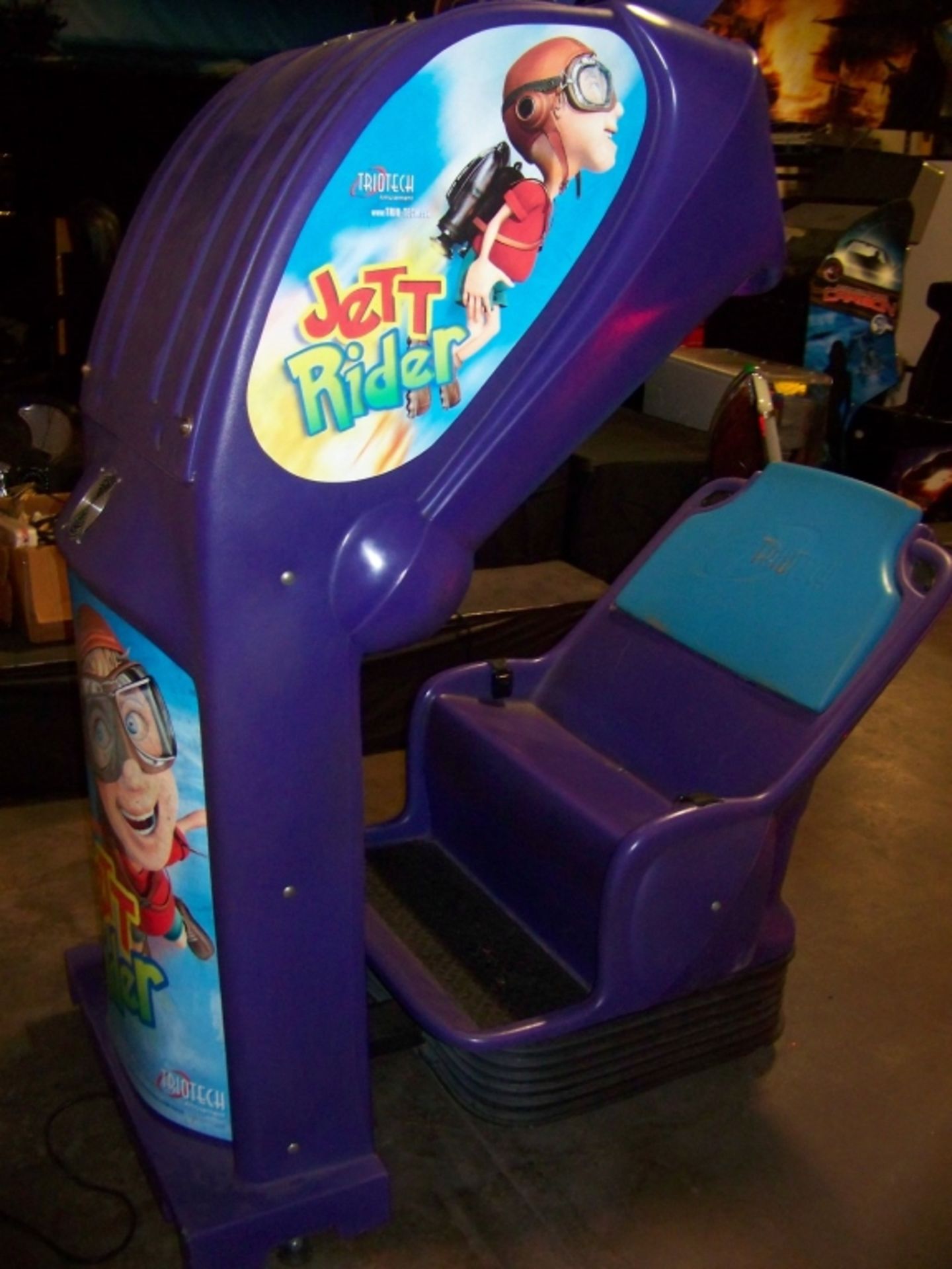 JETT RIDER ARCADE THRILL RIDE ATTRACTION TRIOTECH - Image 8 of 13