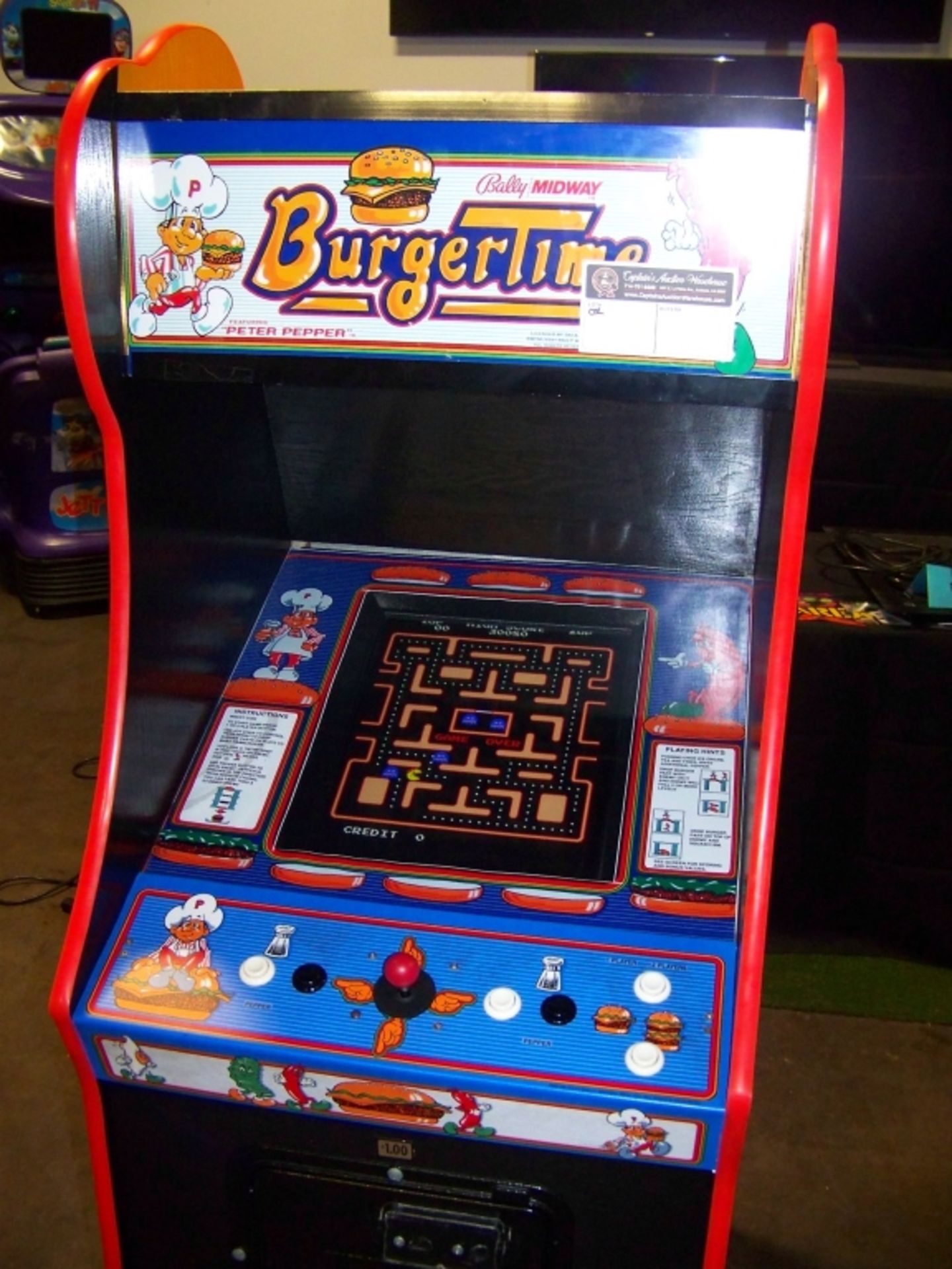 60 IN 1 MULTICADE BURGERTIME THEME CABINET LCD - Image 3 of 8