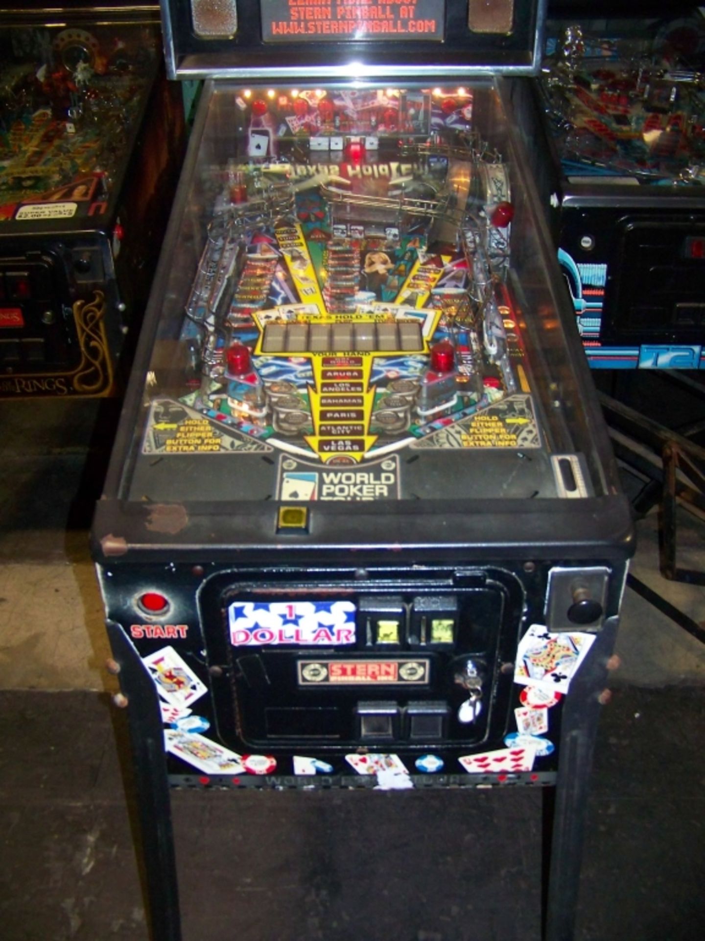 WORLD POKER TOUR PINBALL MACHINE STERN - Image 4 of 8