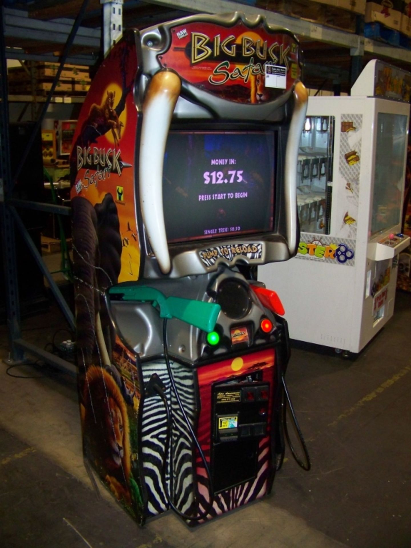 BIG BUCK SAFARI SHOOTER ARCADE GAME RAW THRILLS