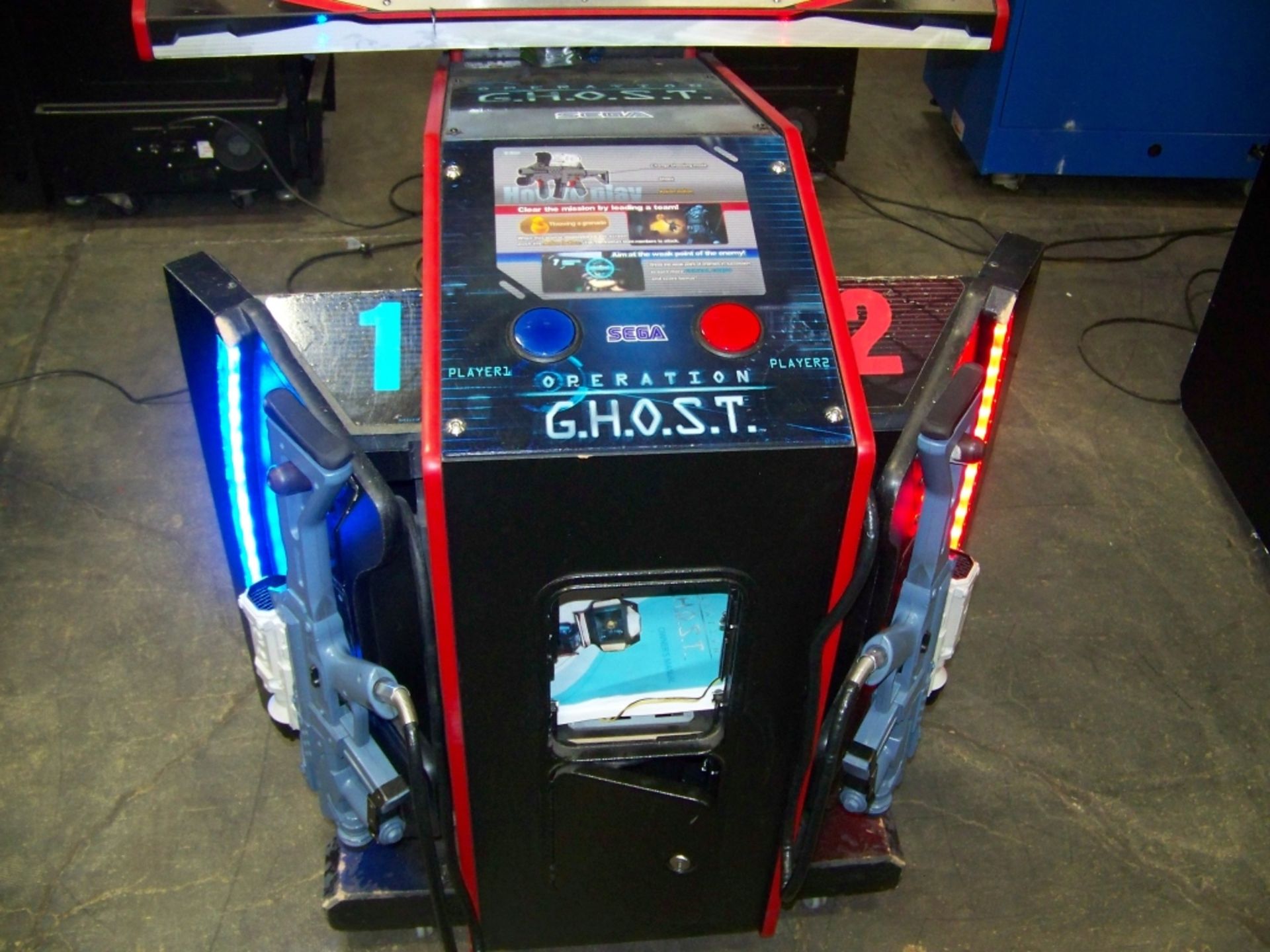 OPERATION GHOST 42" SHOOTER ARCADE GAME SEGA - Image 2 of 7