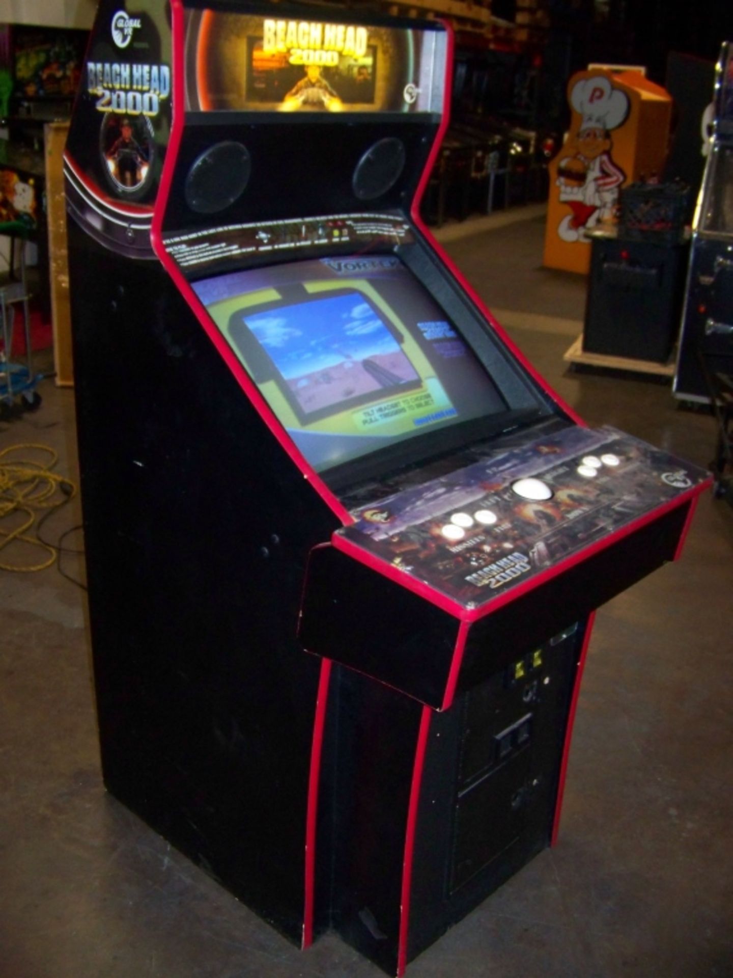 BEACH HEAD 2003 PUP STYLE CABINET ARCADE GAME