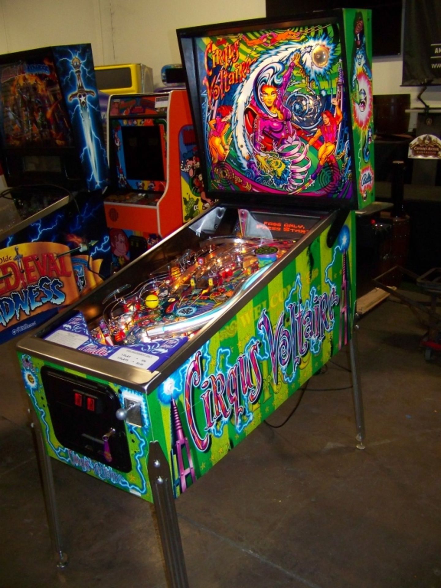 CIRCUS VOLTAIRE PINBALL MACHINE BALLY 1997 - Image 2 of 22