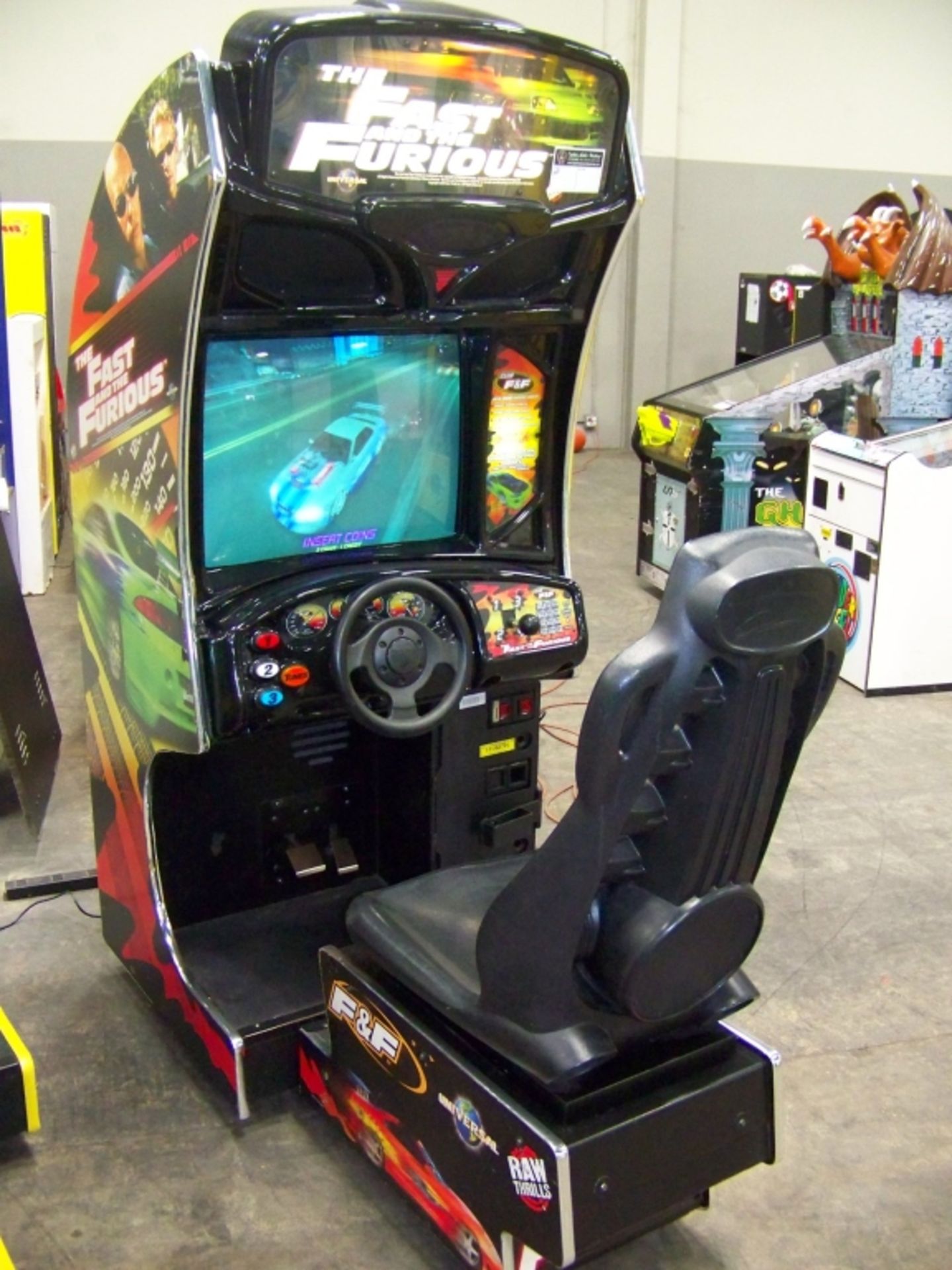 FAST AND FURIOUS DEDICATED RACING ARCADE GAME - Image 7 of 7