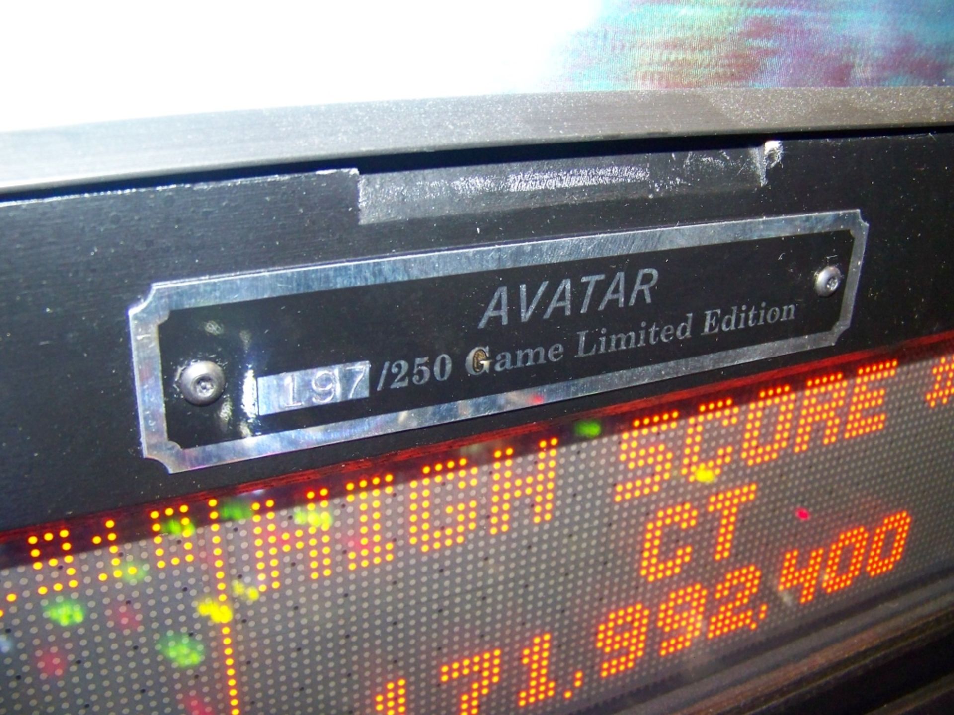 AVATAR LIMITED EDITION PINBALL MACHINE L@@K!!! - Image 6 of 12