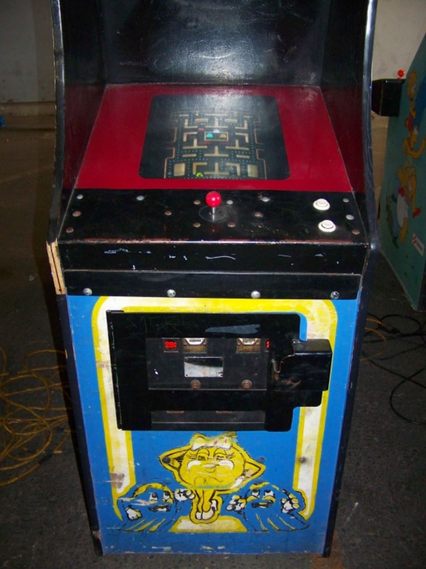 MS PACMAN UPRIGHT ARCADE GAME BALLY MIDWAY - Image 3 of 4
