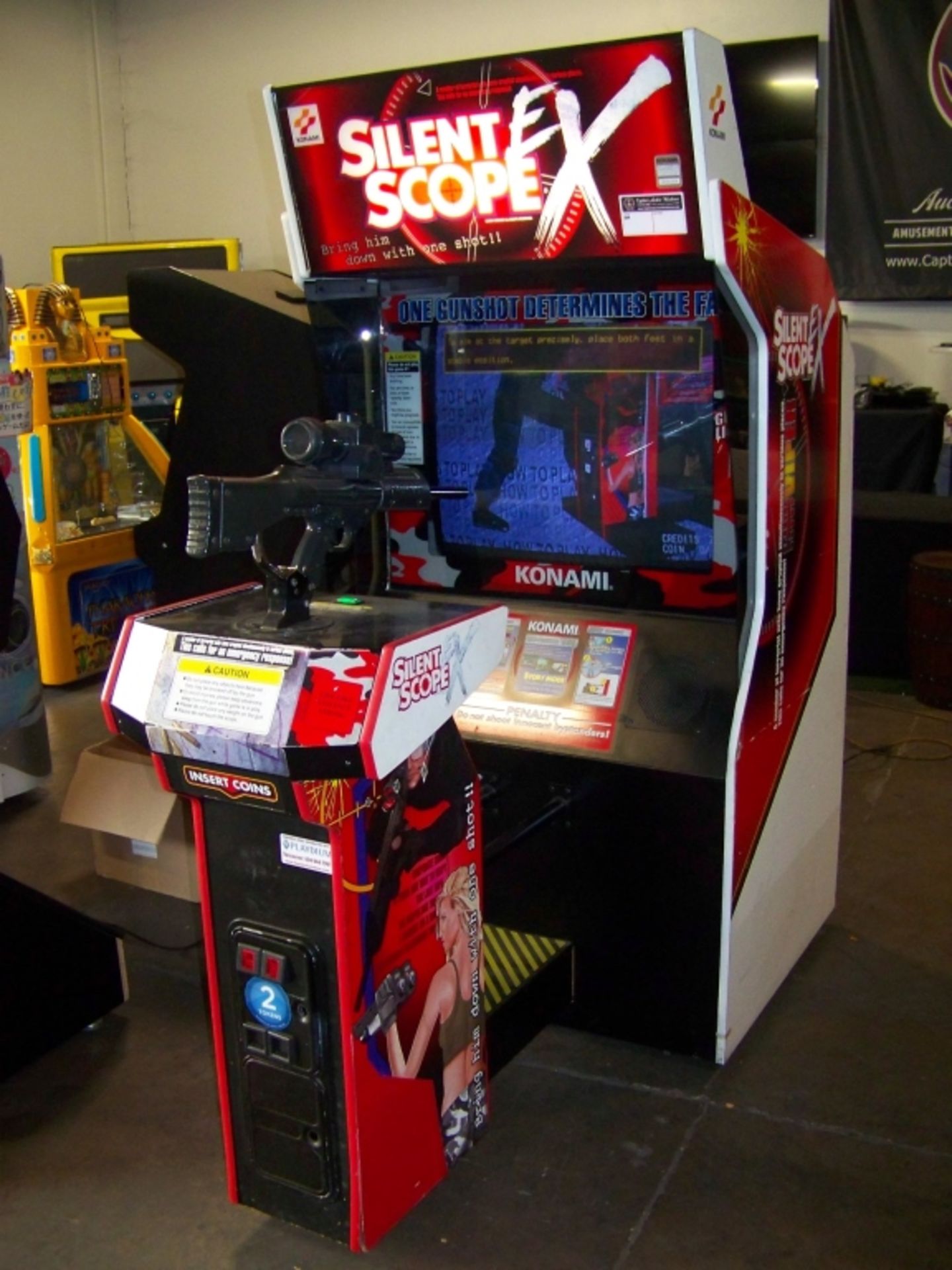 SILENT SCOPE EX DELUXE 39" SHOOTER ARCADE GAME - Image 2 of 8