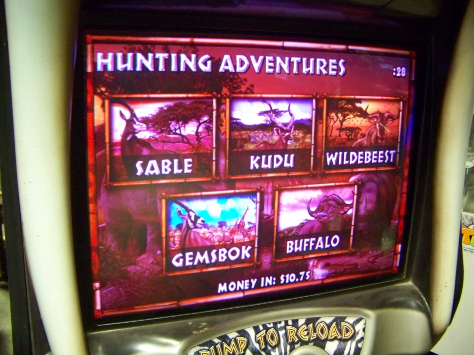 BIG BUCK SAFARI SHOOTER ARCADE GAME RAW THRILLS - Image 5 of 6