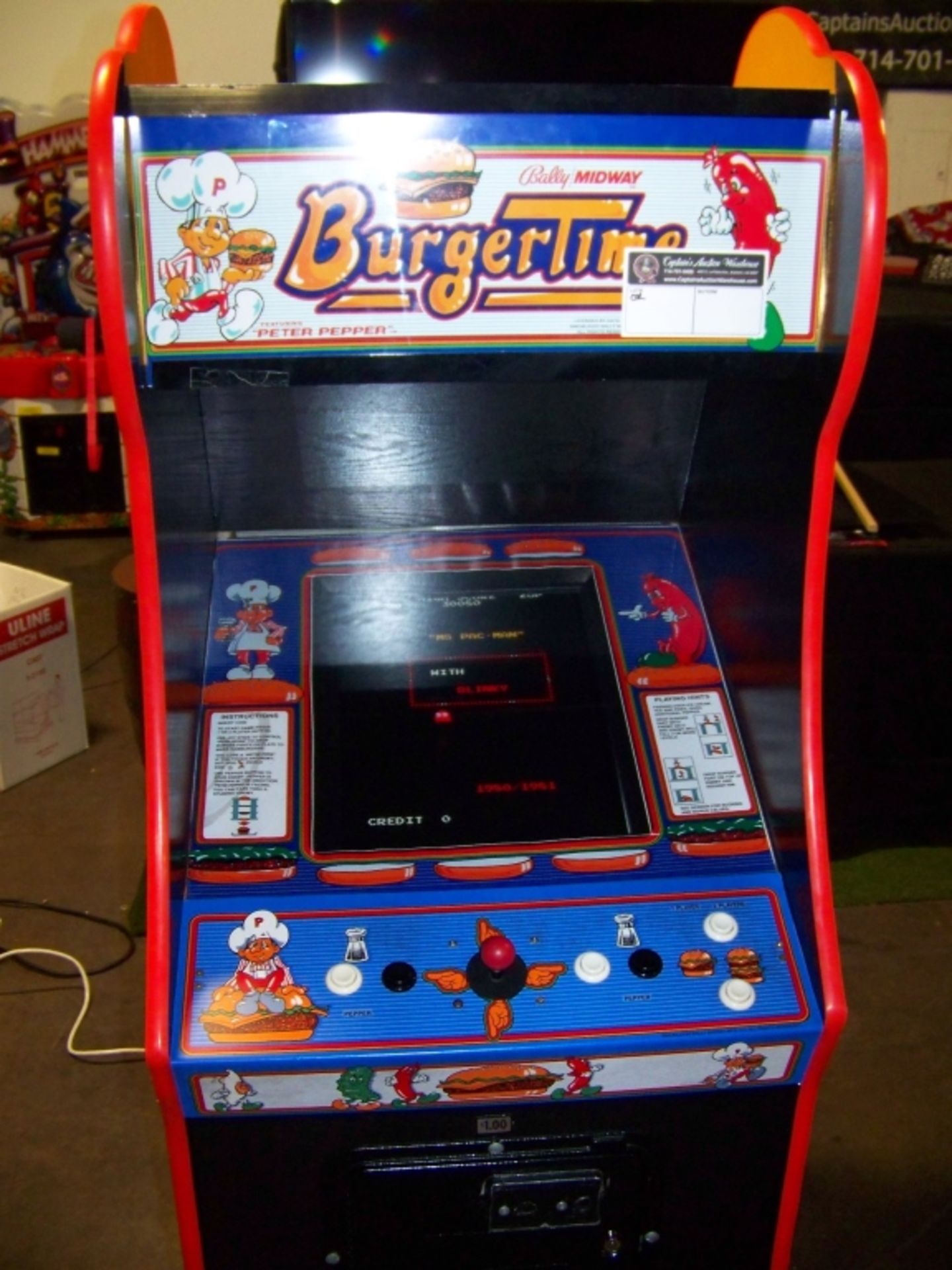 60 IN 1 MULTICADE BURGERTIME THEME CABINET LCD - Image 6 of 8