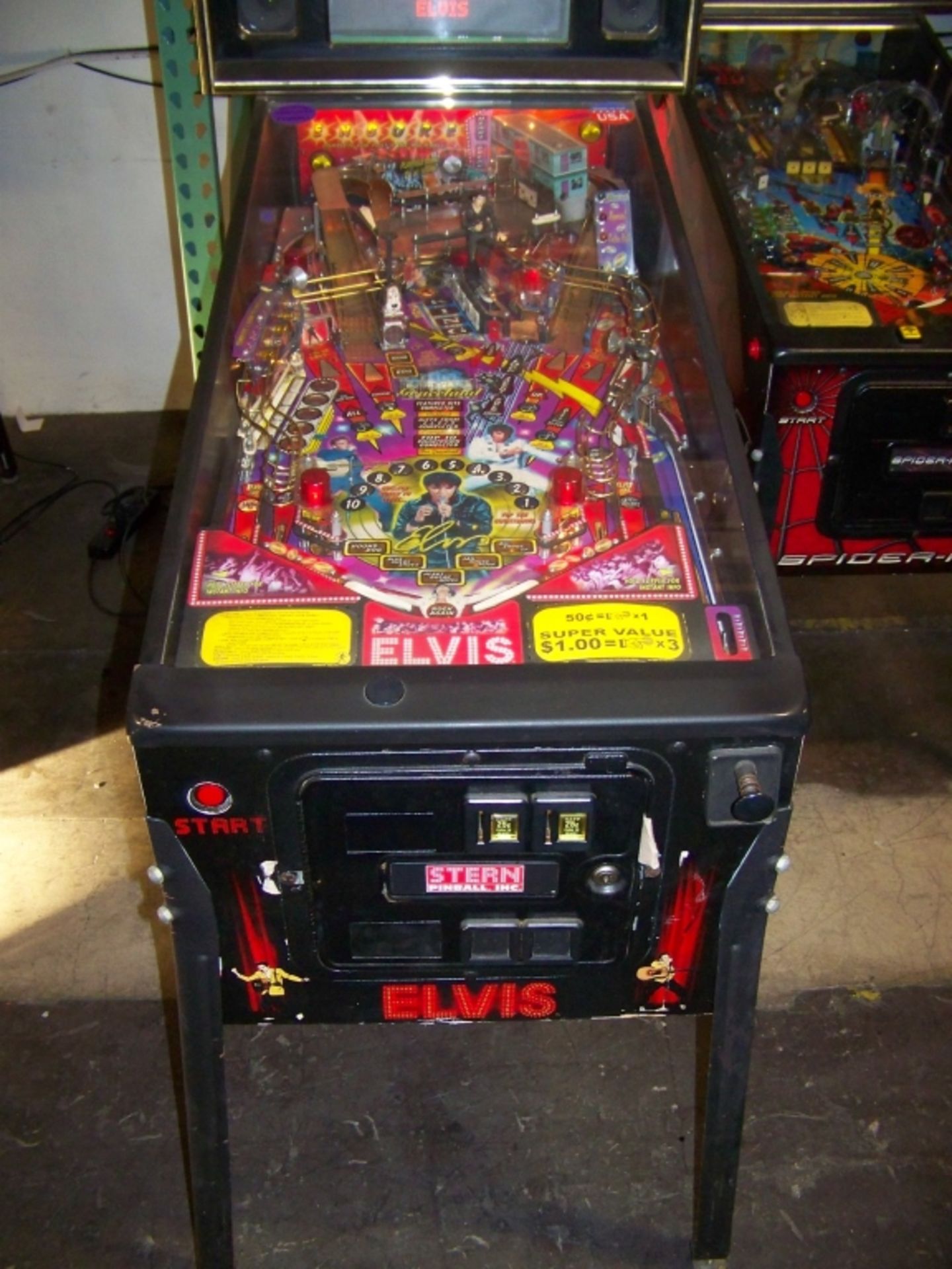 ELVIS PRESLEY PRO MODEL PINBALL MACHINE STERN INC. - Image 4 of 7