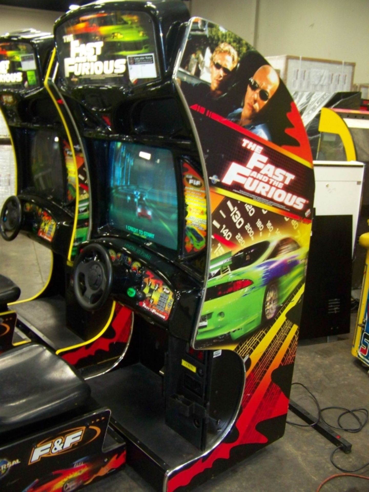 FAST AND FURIOUS DEDICATED RACING ARCADE GAME - Image 6 of 7