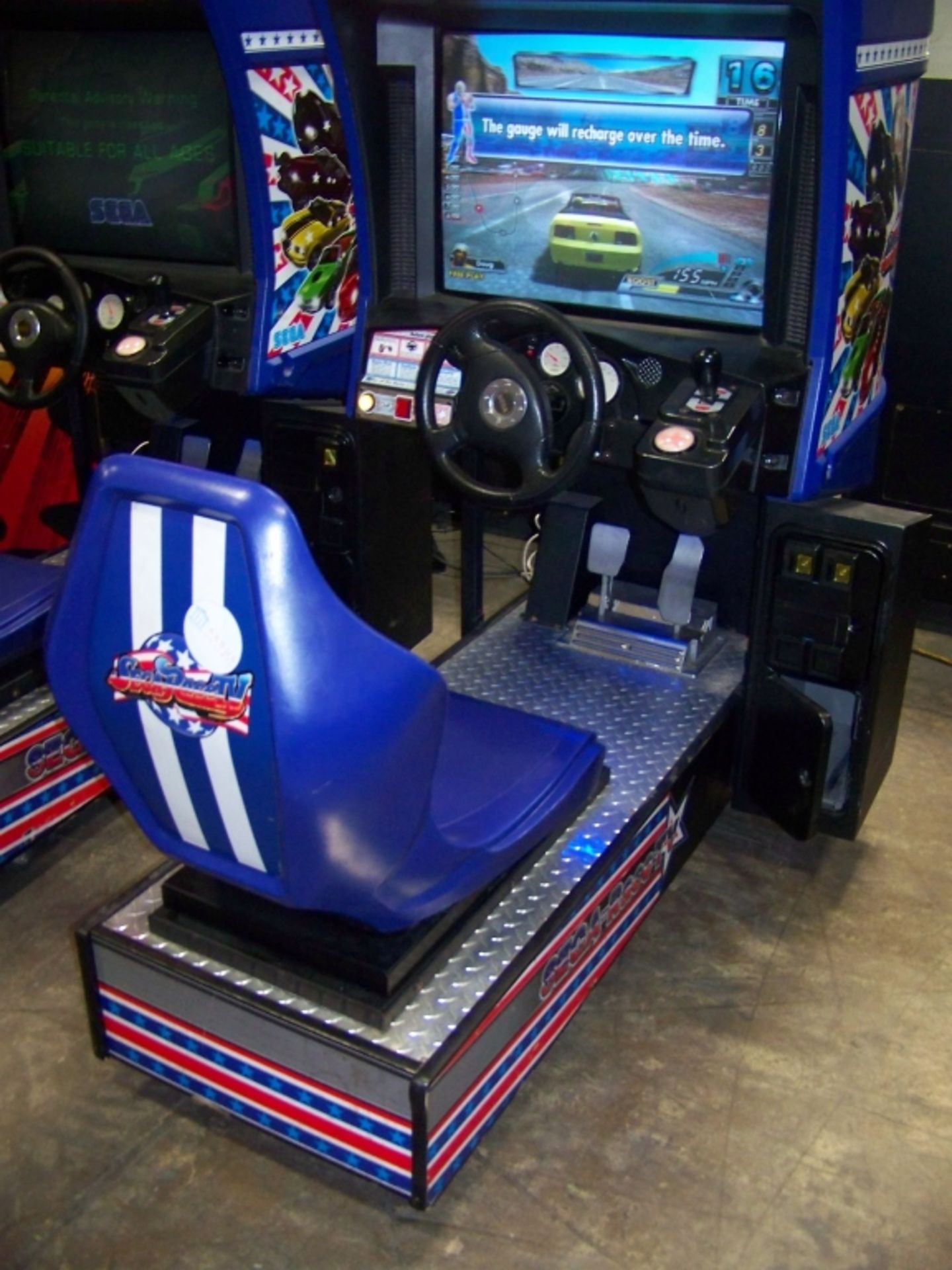 RACE TV SEGA SITDOWN RACING ARCADE GAME - Image 5 of 5