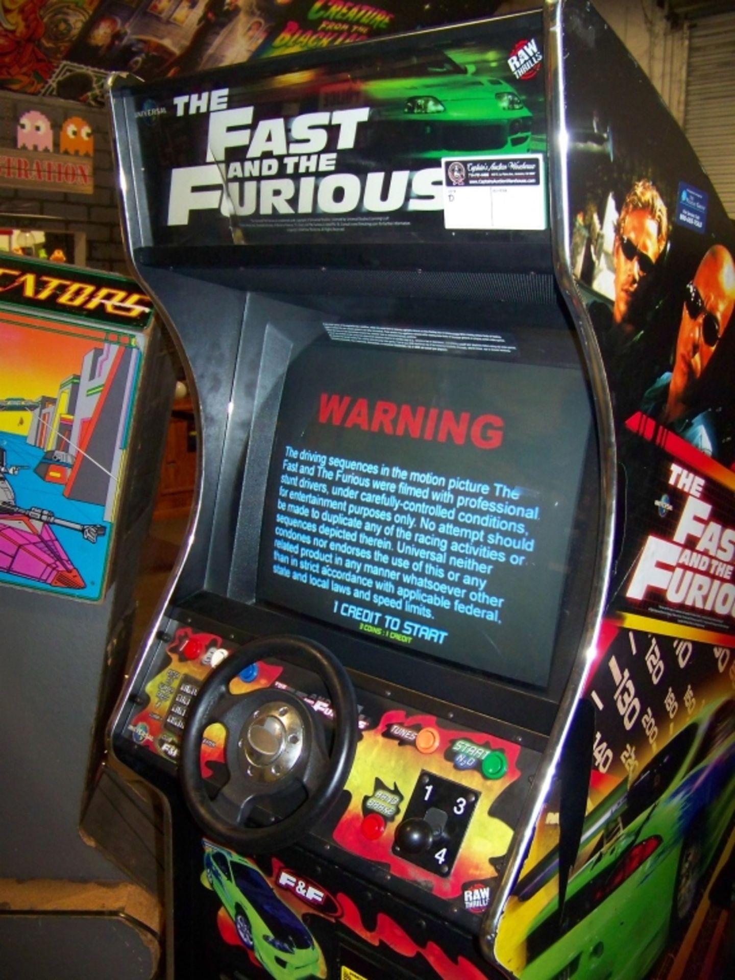 FAST & FURIOUS UPRIGHT DEDICATED ARCADE GAME - Image 6 of 7