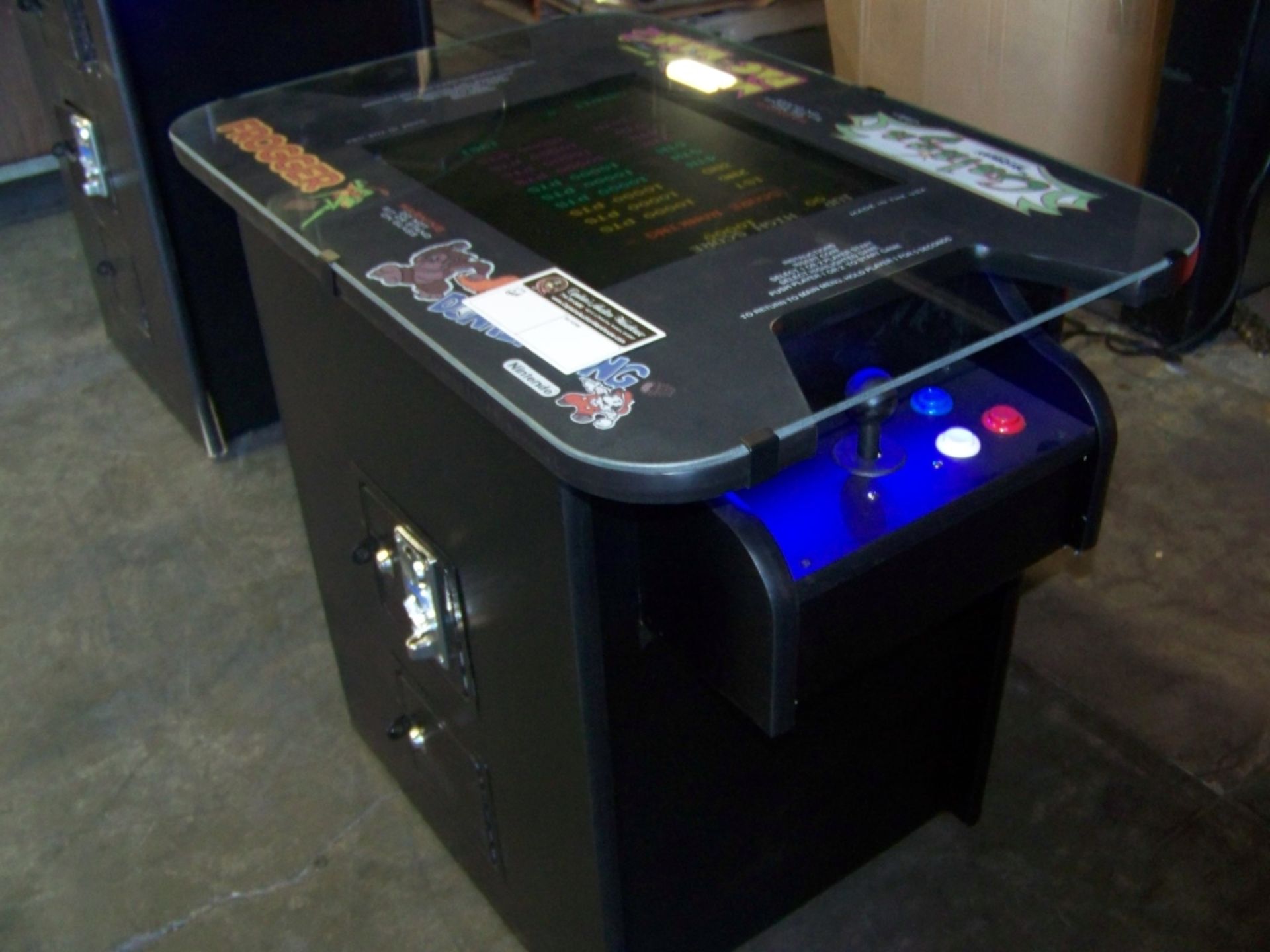60 IN 1 MULTICADE COCKTAIL TABLE ARCADE LCD - Image 3 of 3