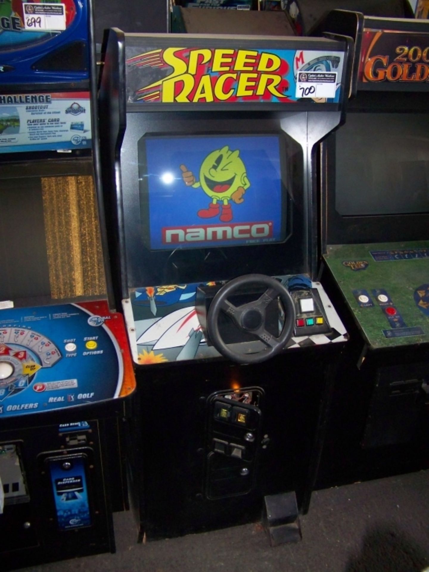 SPEED RACER UPRIGHT RACER ARCADE GAME