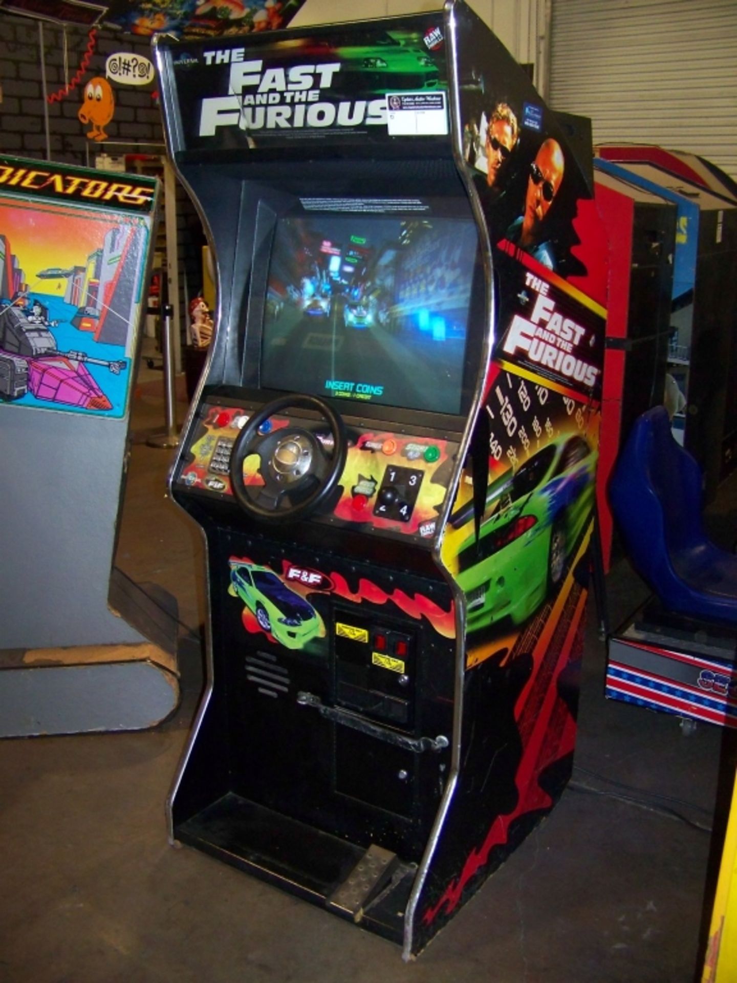 FAST & FURIOUS UPRIGHT DEDICATED ARCADE GAME - Image 2 of 7