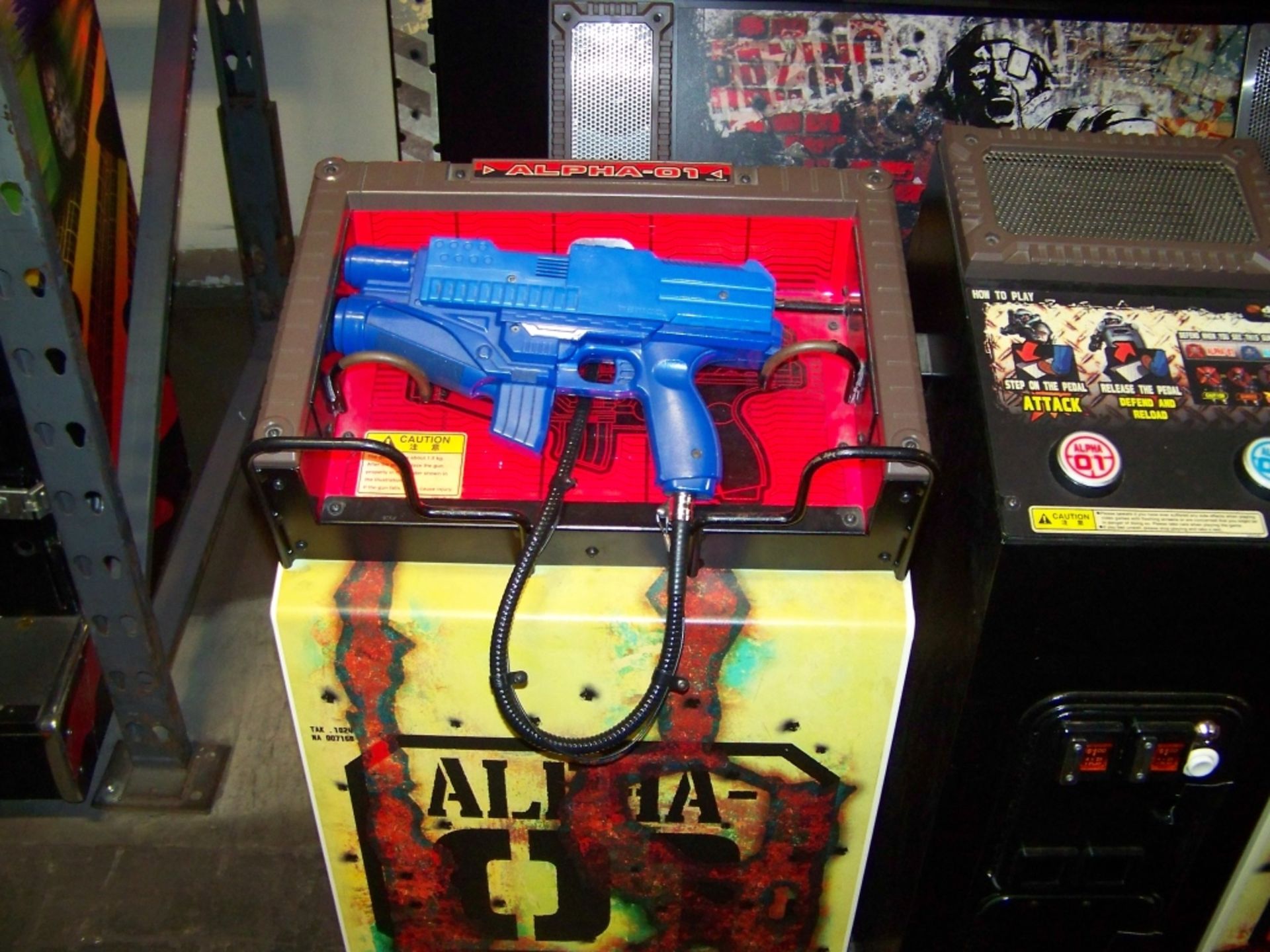 RAZING STORM DX 55" SHOOTER ARCADE GAME NAMCO - Image 6 of 10
