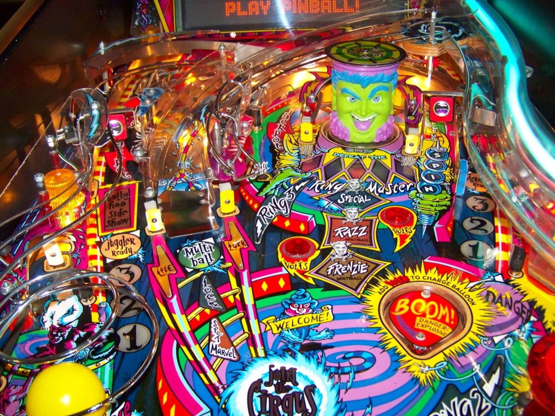 CIRCUS VOLTAIRE PINBALL MACHINE BALLY 1997 - Image 14 of 22