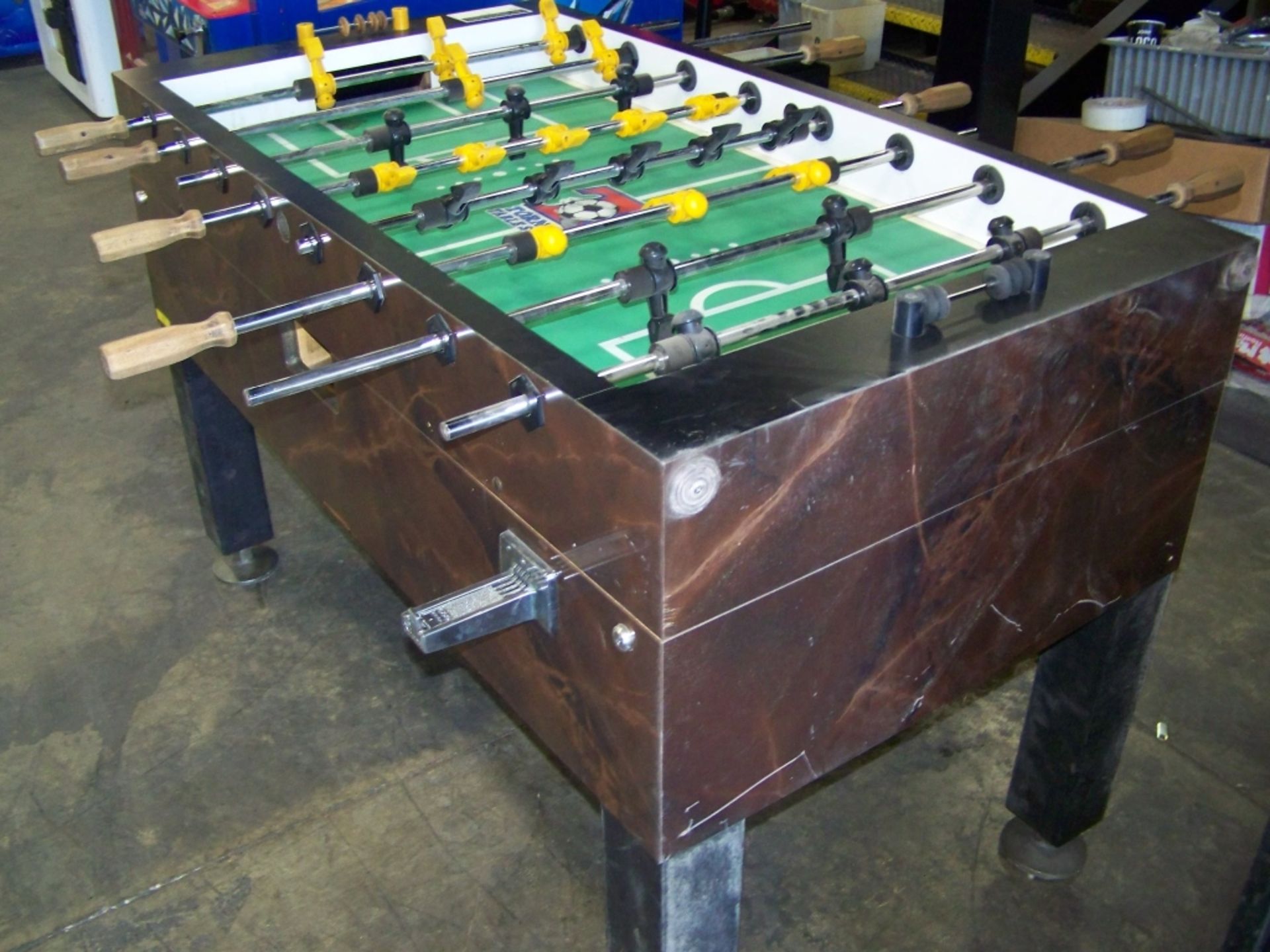 FOOSBALL TABLE TORNADO TOURAMENT COIN OPERATED - Image 3 of 3