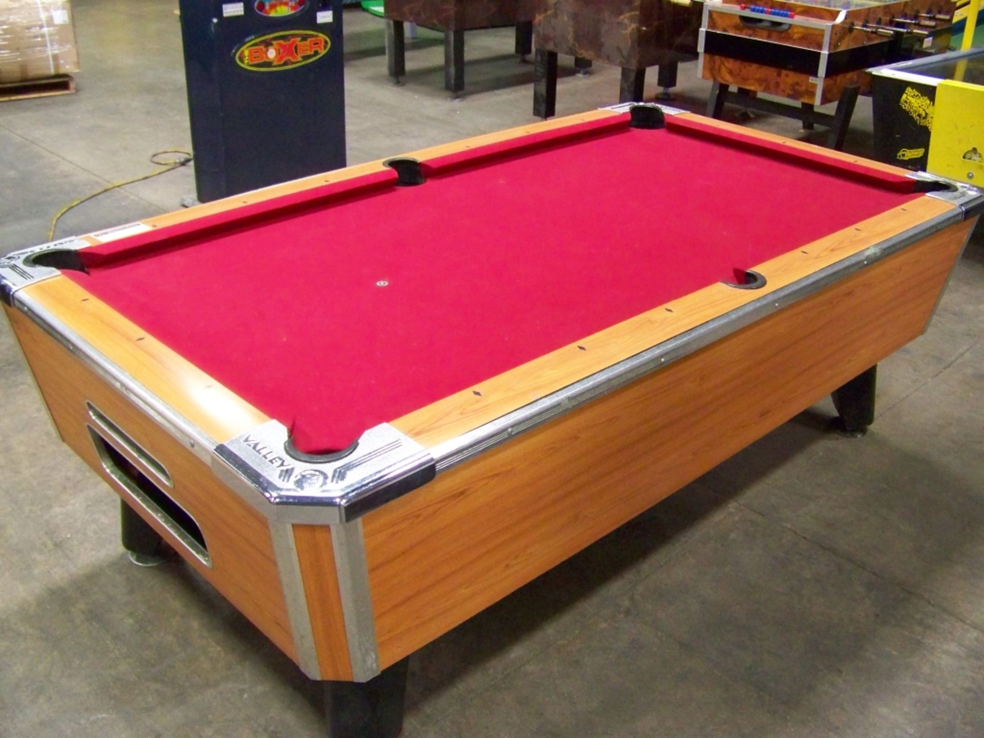 POOL TABLE VALLEY COUGAR 7' SLATE TOP COIN OP - Image 5 of 5