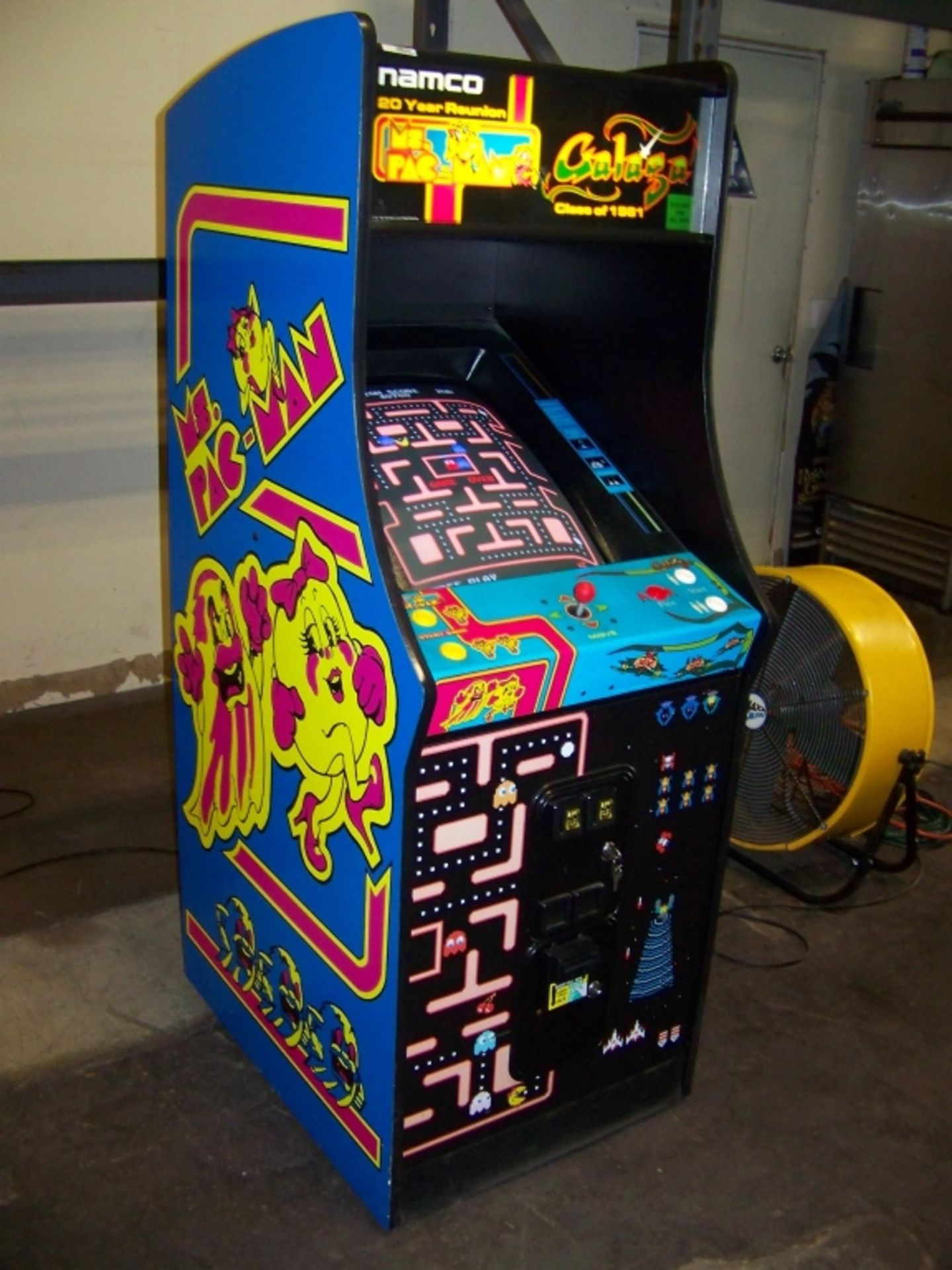 CLASS OF 1981 MS PACMAN GALAGA ANNIVERSARY ARCADE