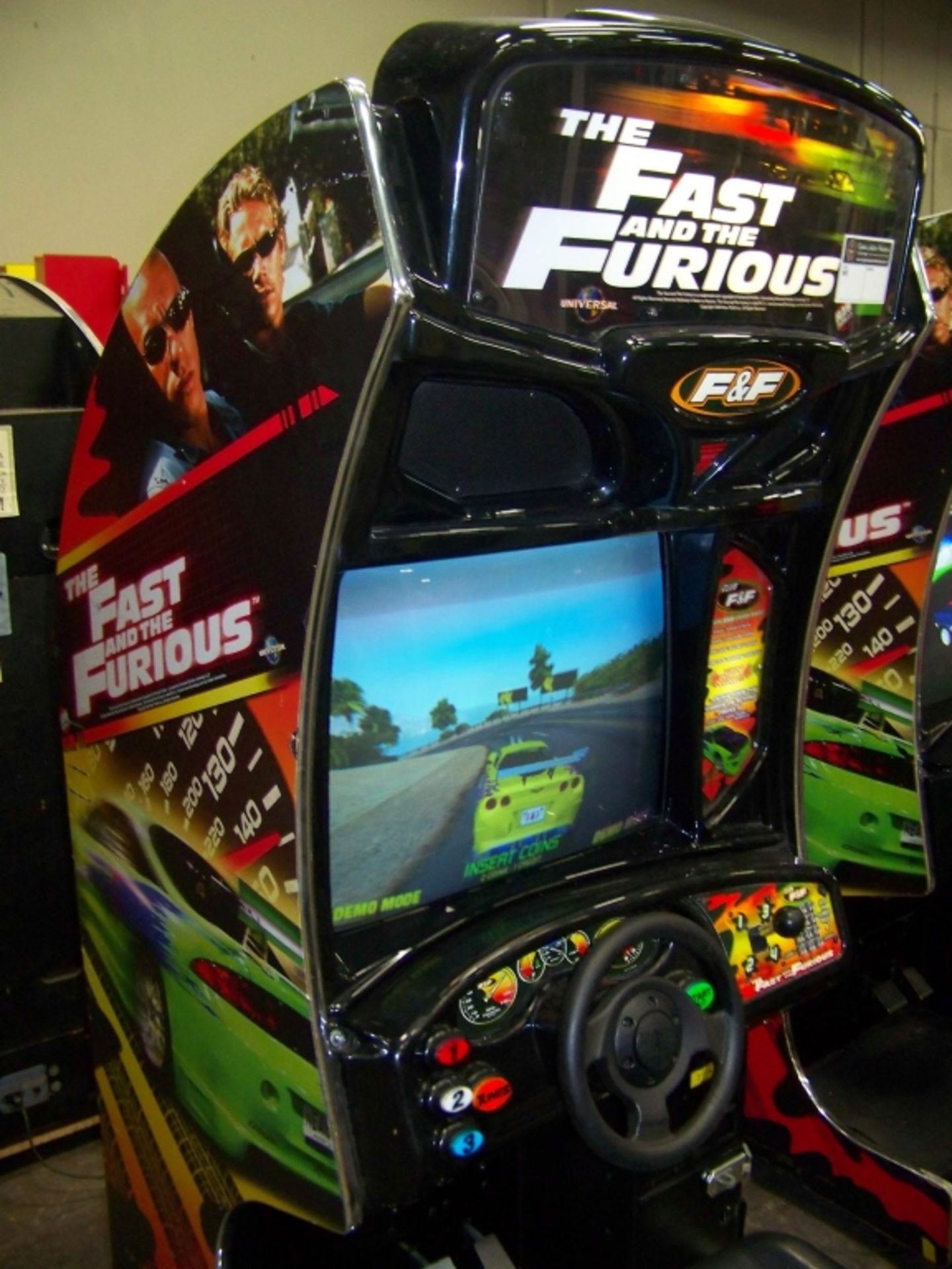 FAST AND FURIOUS DEDICATED RACING ARCADE GAME - Image 2 of 6