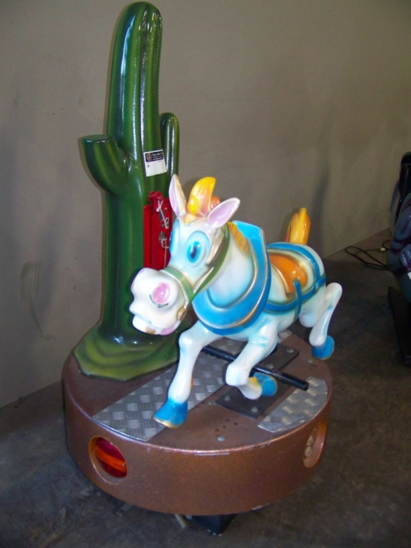 KIDDIE RIDE DESERT CACTUS DONKEY RIDER - Image 2 of 3